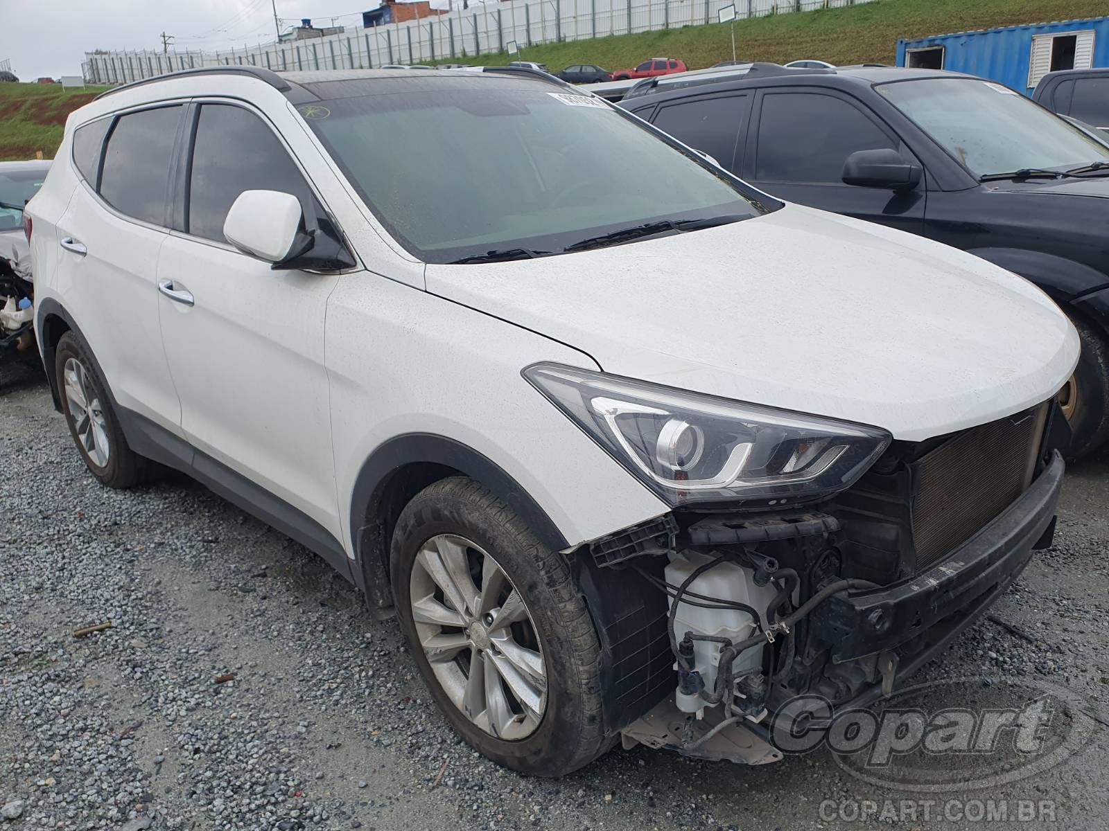 Veículo Hyundai Santa Fe Hyundai Santa Fe 4WD 3.3 V6 2018 Médio Dano 2018 em leilão