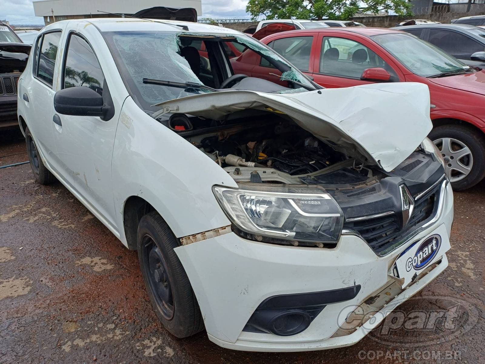 Veículo Renault Sandero Renault Sandero Life 1.0 12V SCe 2021 2021 em leilão