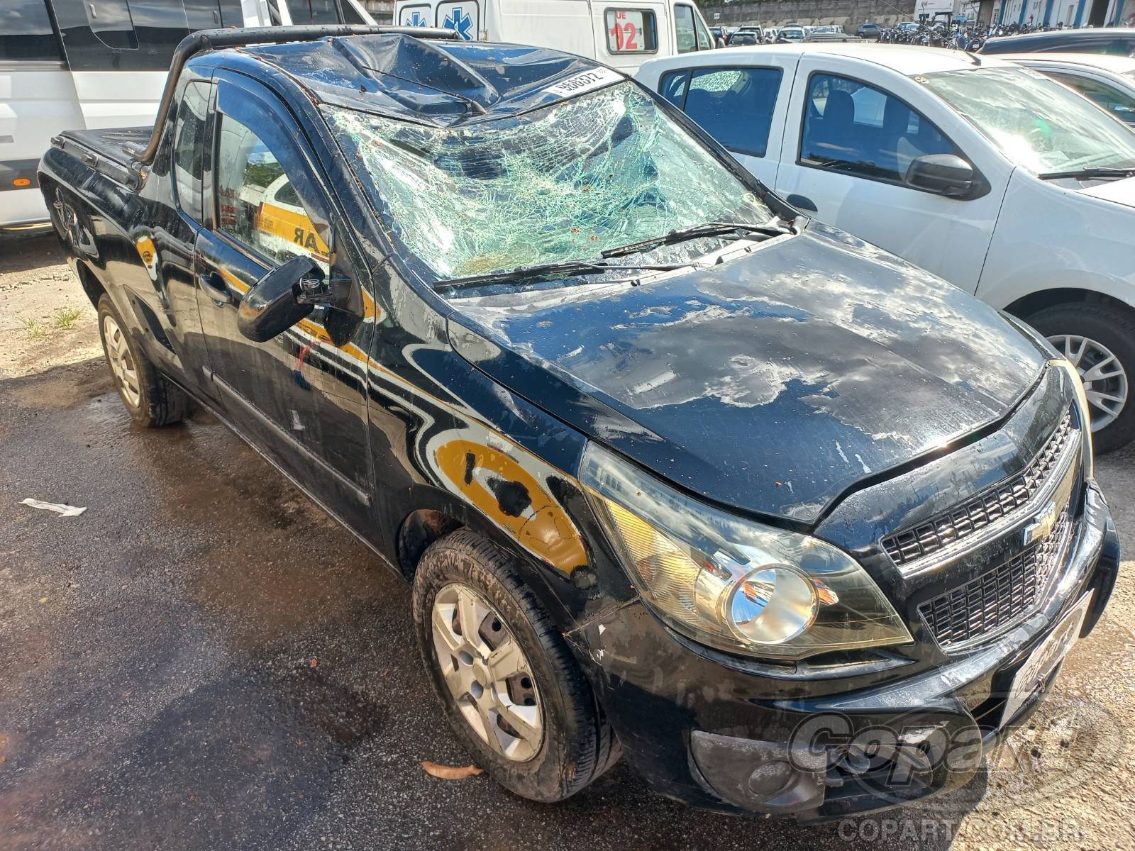 Chevrolet Montana LS 1.4 Econo.Flex 2012 Médio Dano Frontal