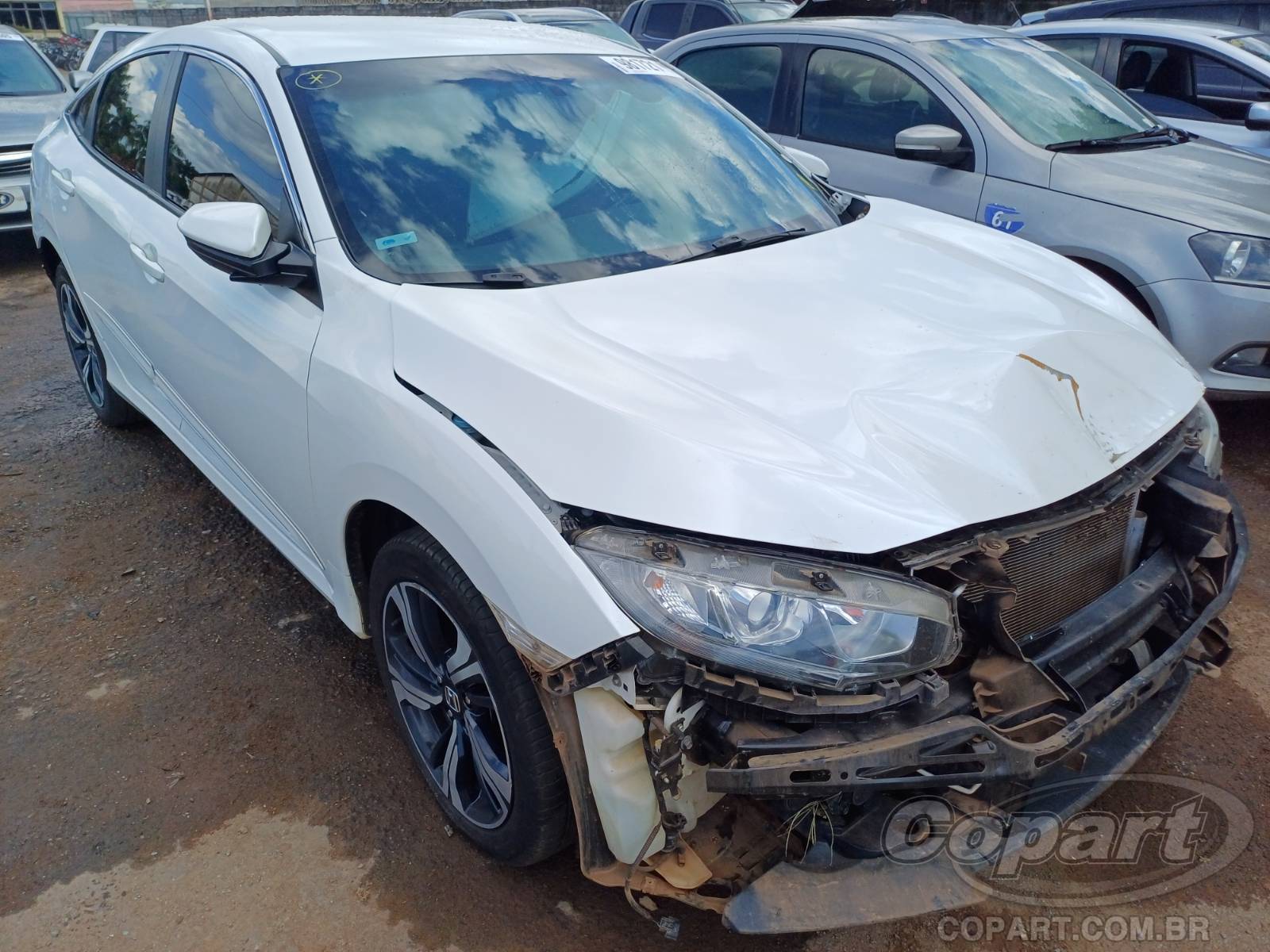 Veículo Honda Civic Honda Civic EXL 2.0 16V i-VTEC 2018 Médio Dano Traseiro 2018 em leilão