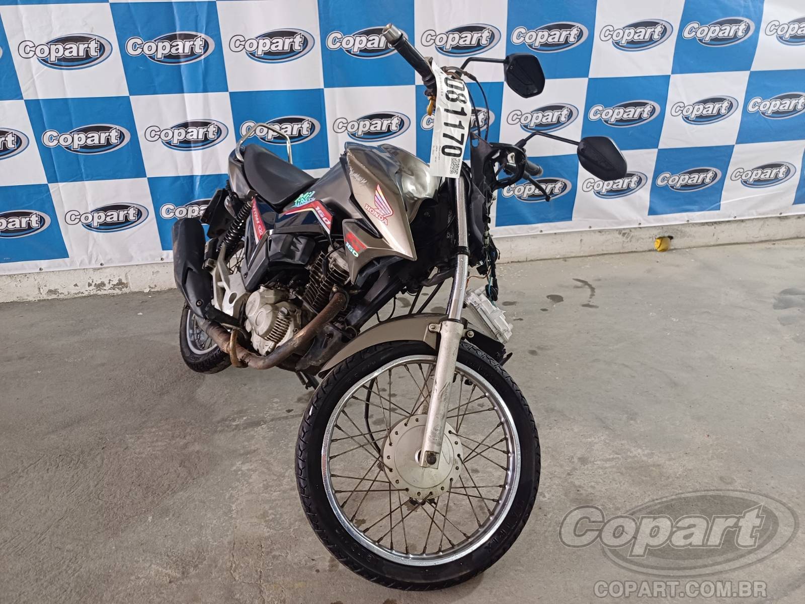 Honda CG 160 2021 em leilão