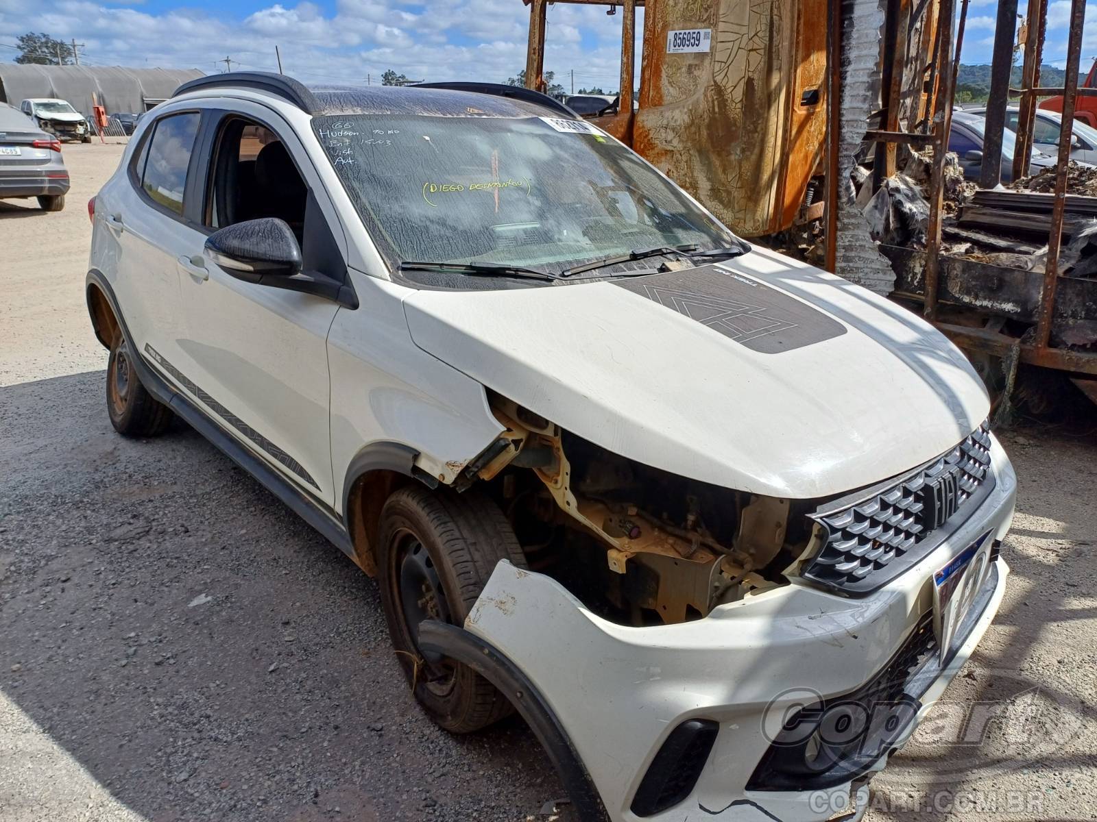 Veículo Fiat Argo Fiat Argo Trekking 1.3 Firefly 2021 Médio Colisão 2021 em leilão