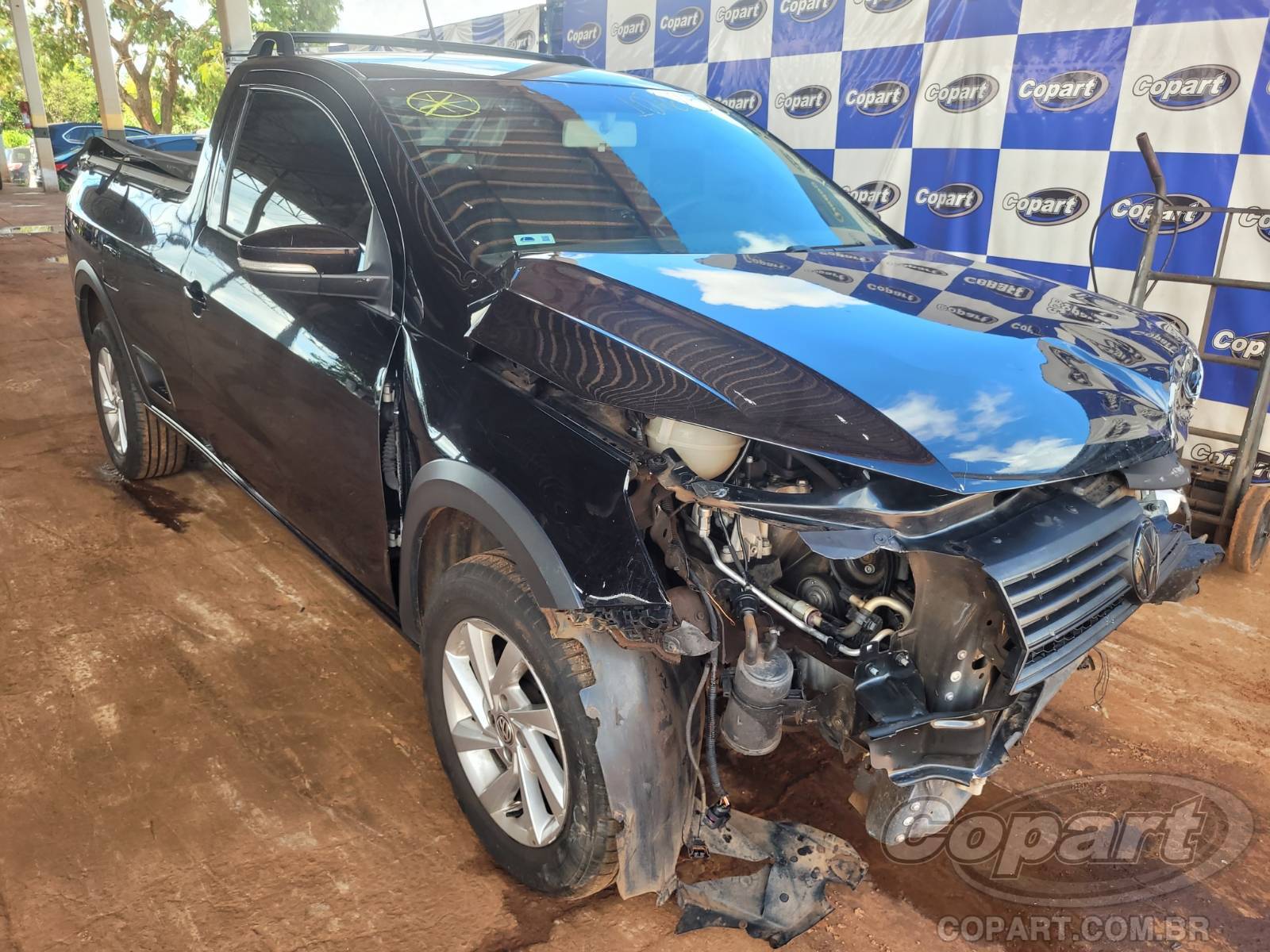 Veículo VW - VolksWagen Saveiro Volkswagen Saveiro Trendline 1.6 MSI 2021 2021 em leilão