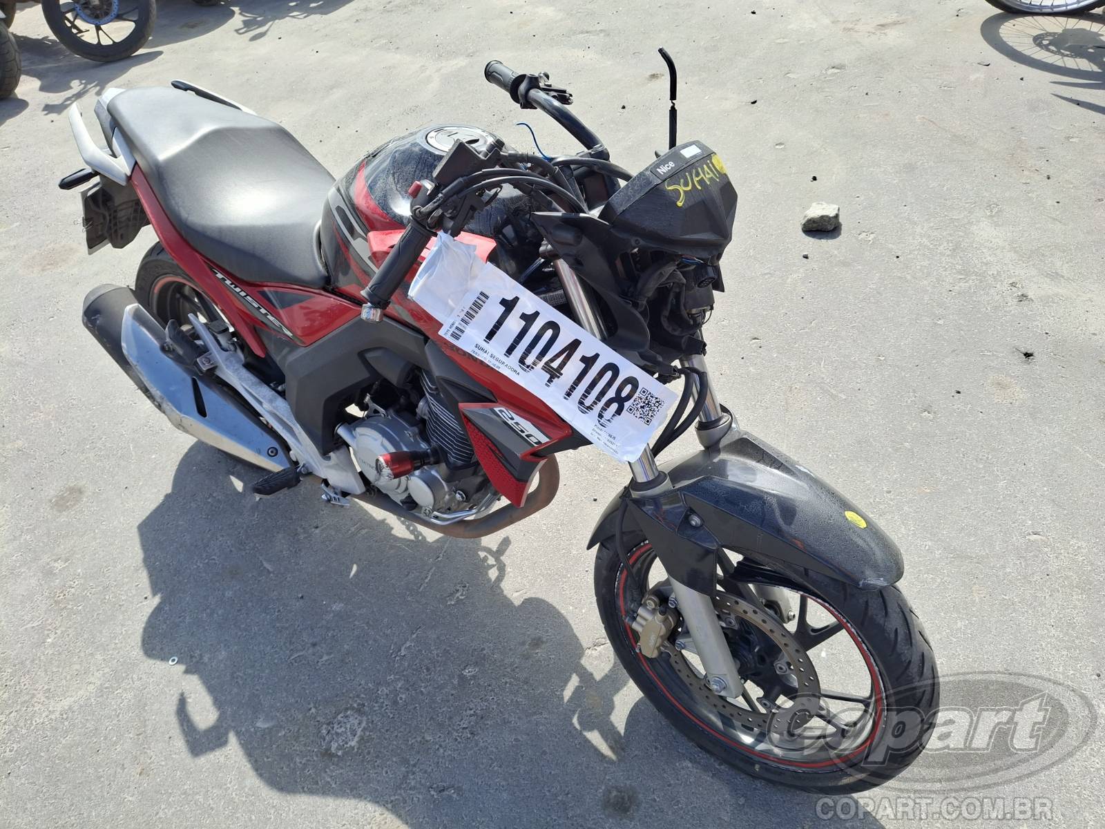 Veículo HONDA CB 250 F Honda CB 250 F Twister CBS 2019 2019 em leilão