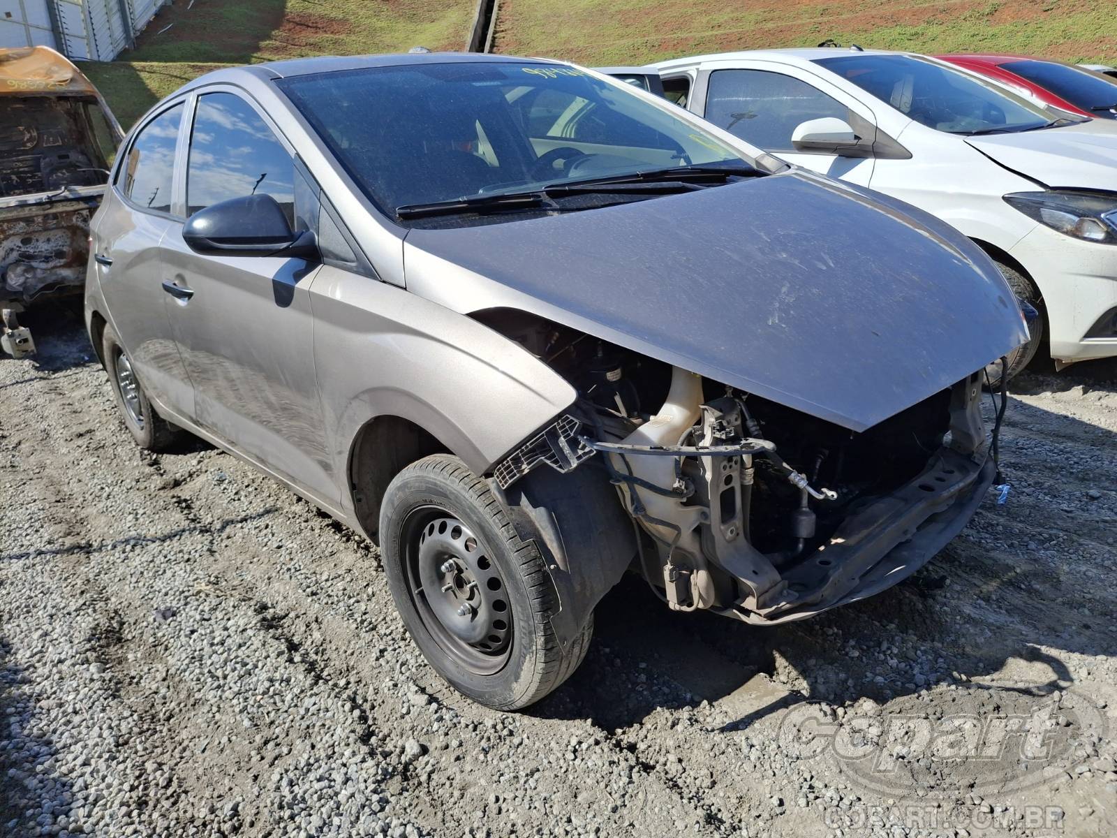 Veículo Hyundai HB20 Hyundai HB20 Sense 1.0 12V CVVT 2021 Enchente Médio 2021 em leilão