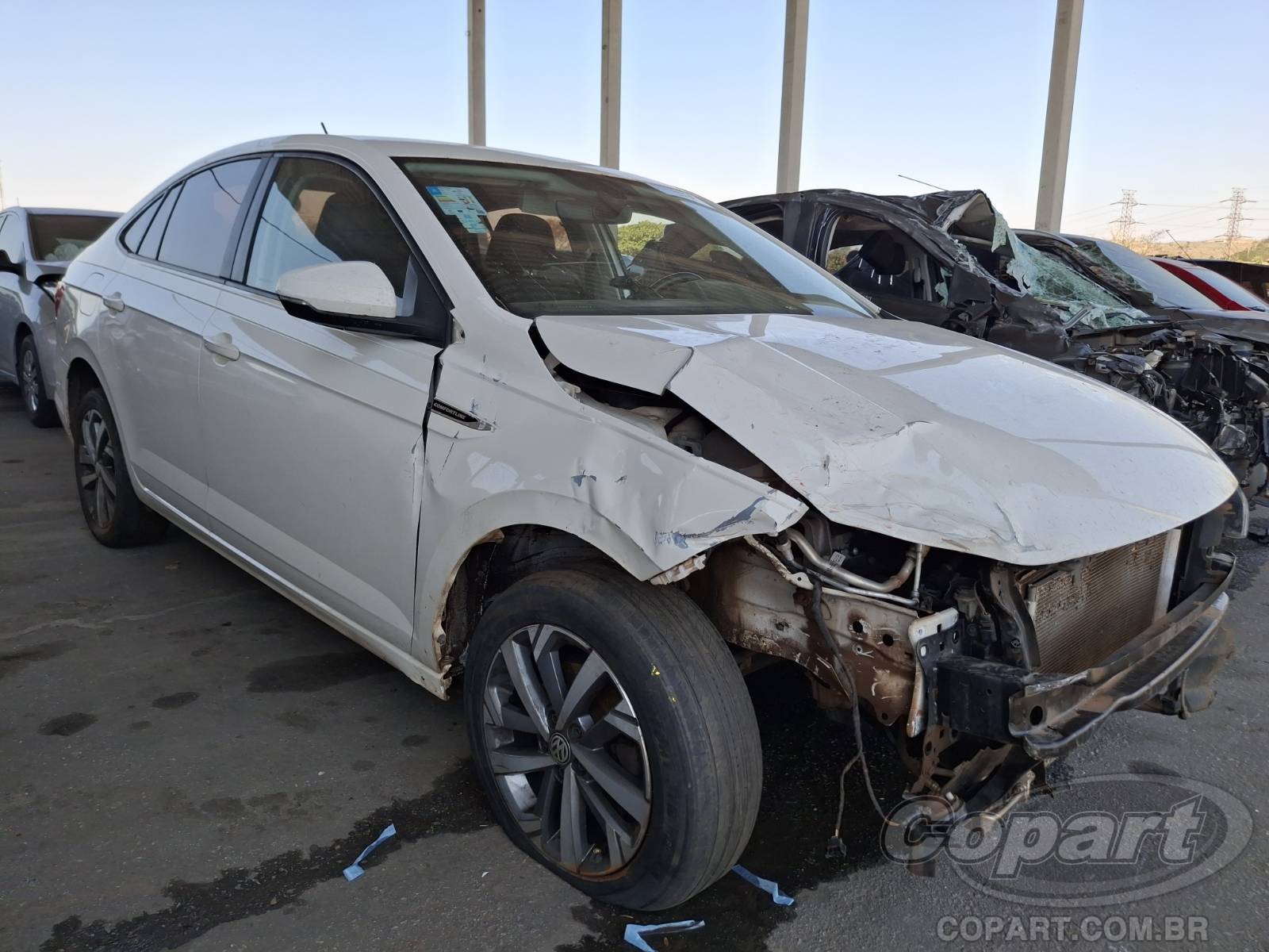 Veículo VW - VolksWagen Virtus 2018 VOLKSWAGEN VIRTUS Comfortline 200 AT 1.0 12V TSI Turbo 2019 em leilão