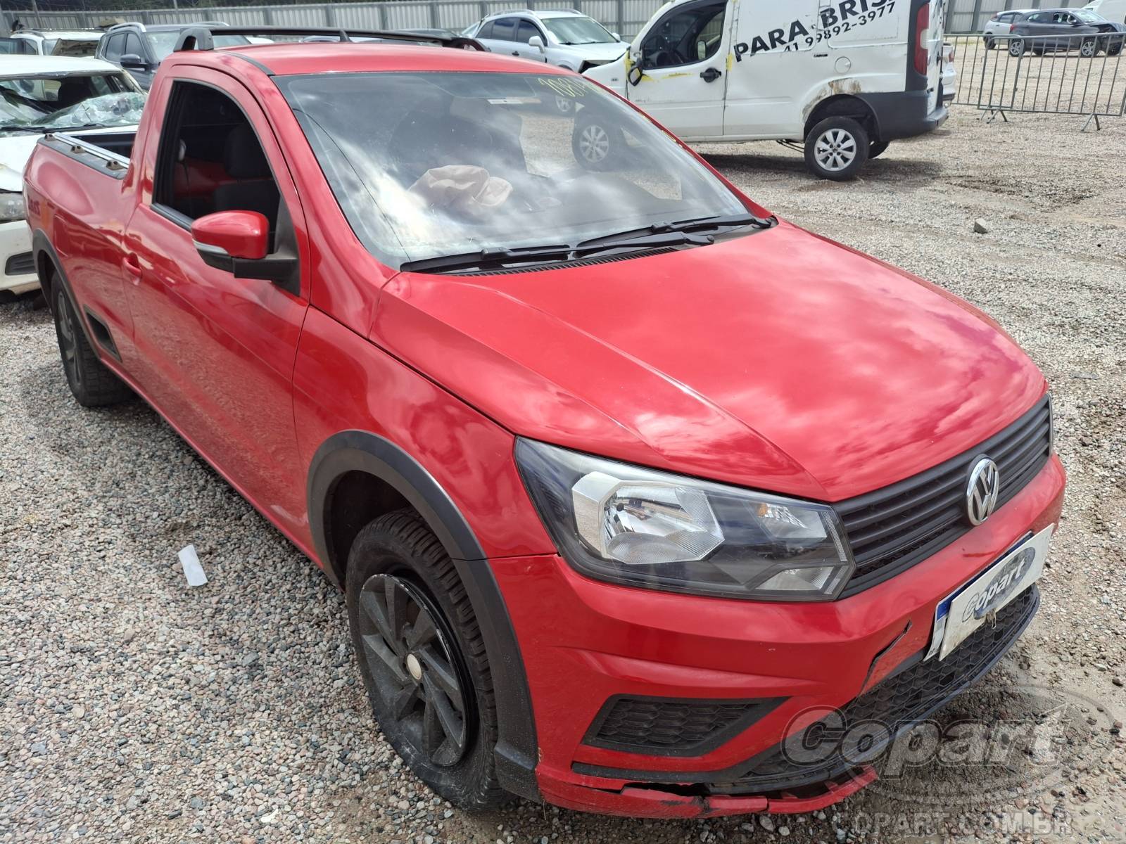 Veículo VW - VolksWagen Saveiro Volkswagen Saveiro Trendline 1.6 MSI 2019 2019 em leilão