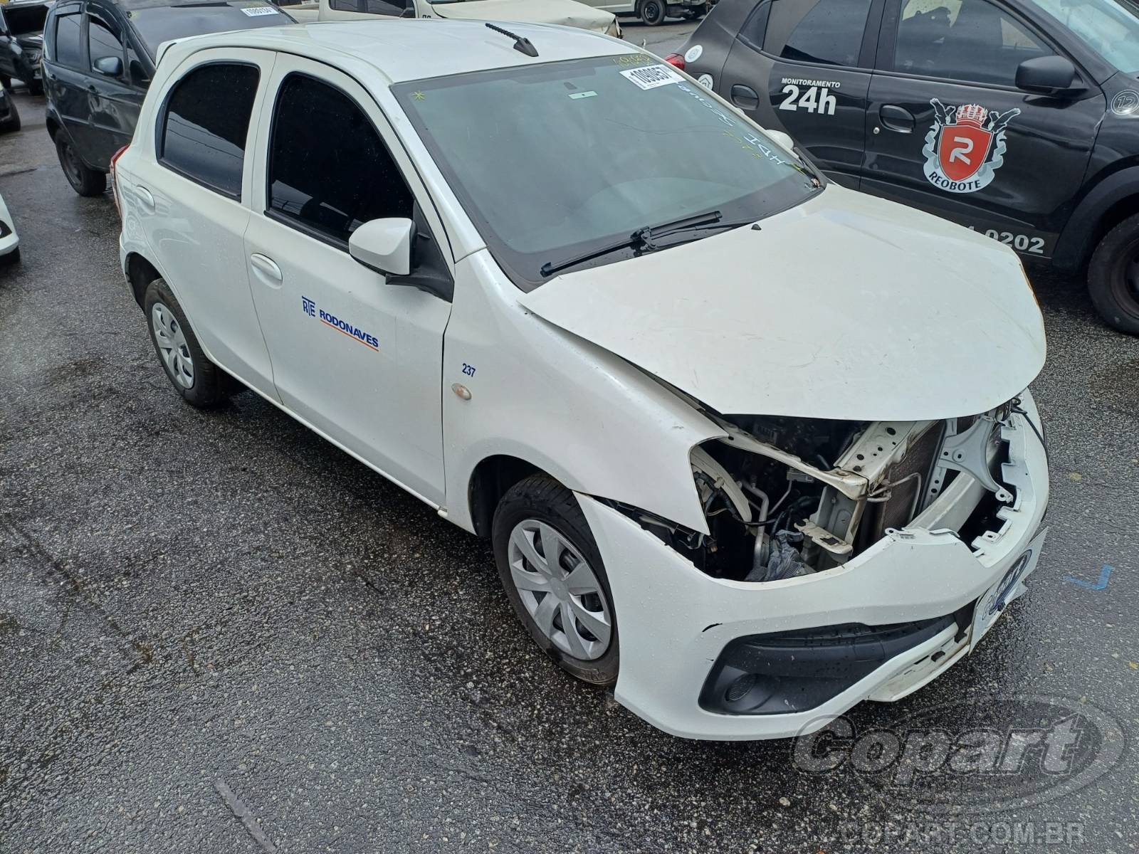 Veículo Toyota Etios Toyota Etios X 1.3 16V Dual VVT-i 2019 2019 em leilão