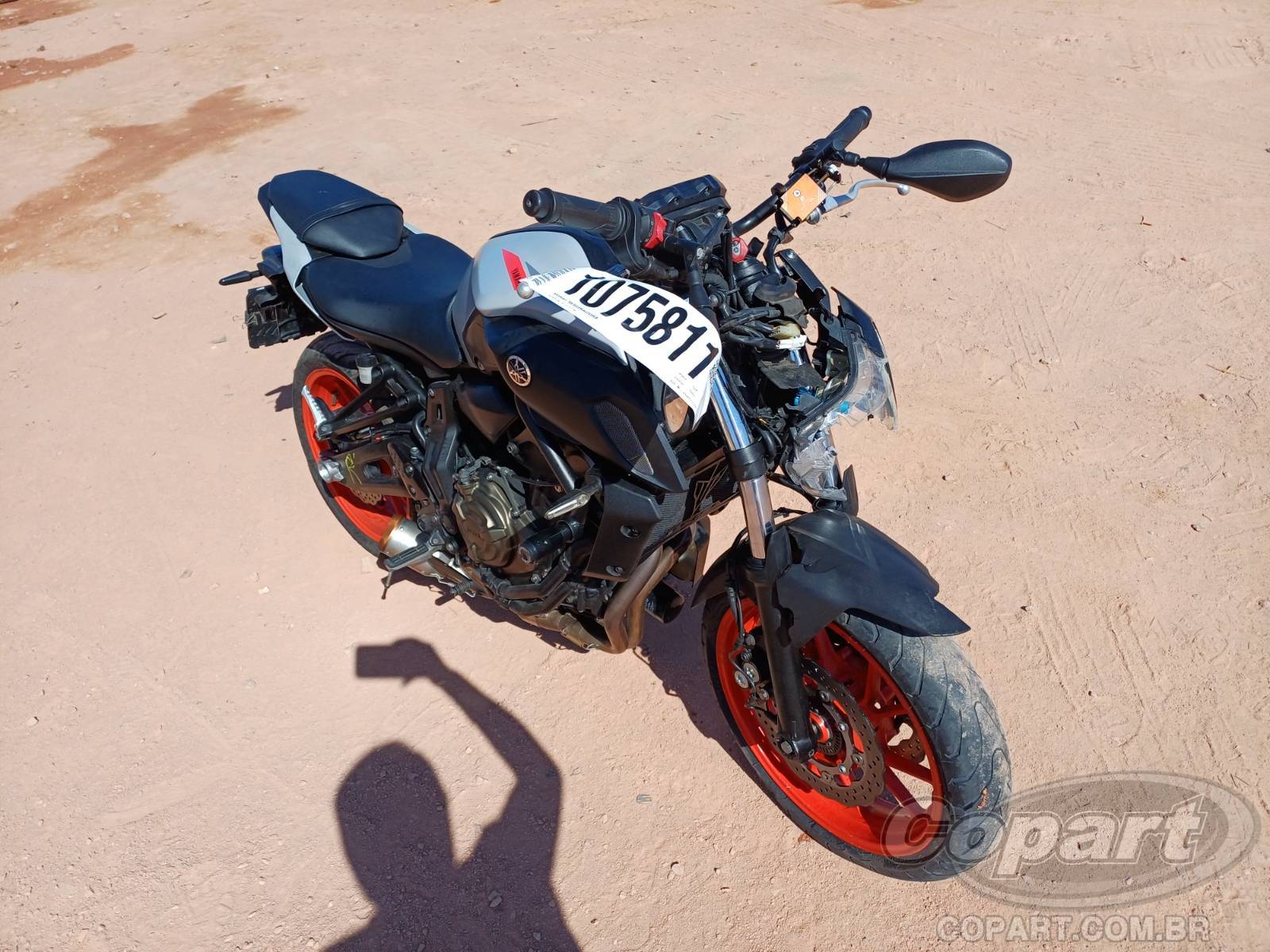 Veículo YAMAHA MT-07 Yamaha MT-07 2020 2020 em leilão