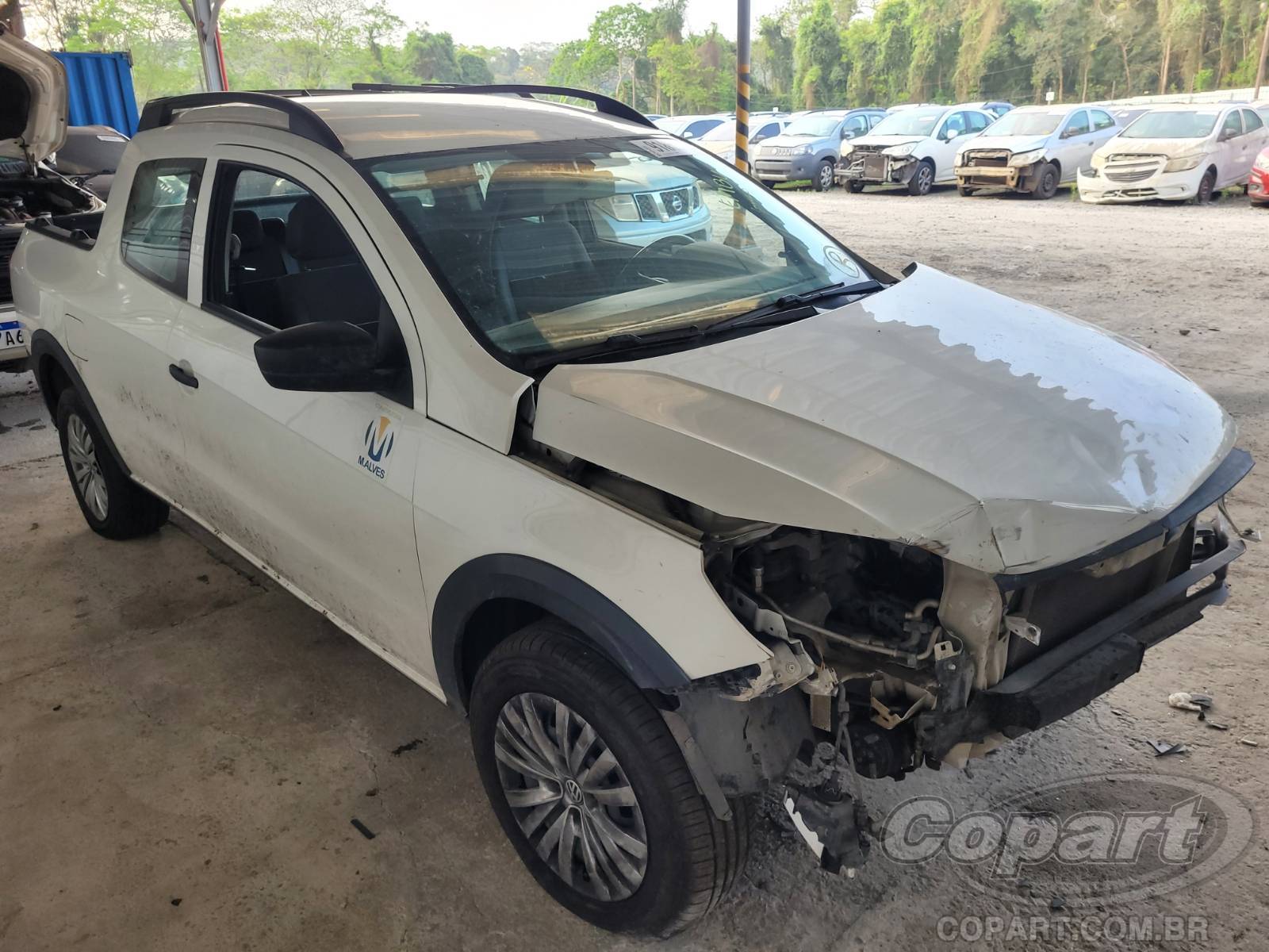 Veículo VW - VolksWagen Saveiro Volkswagen Saveiro CD Robust 1.6 16V MSI 2023 Pequena Monta 2023 em leilão