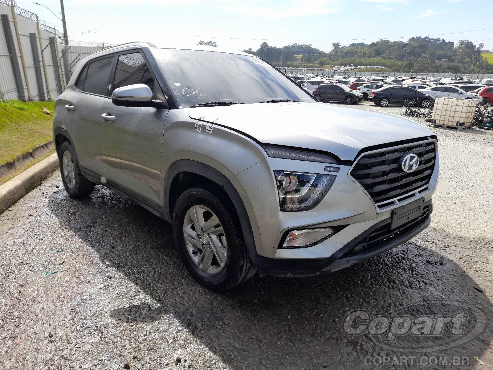 Veículo Hyundai Creta 2024 HYUNDAI CRETA COMFORT 1.0 12V TGDI TURBO 2024 em leilão