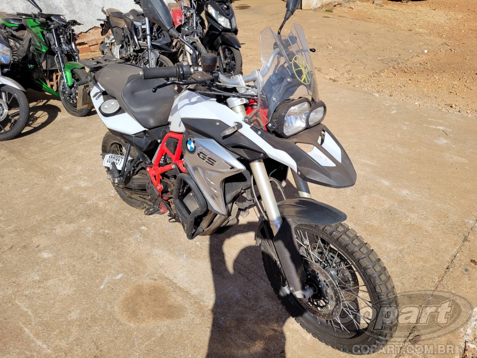 BMW F 800 GS 2016 Médio Dano, Motor Funciona