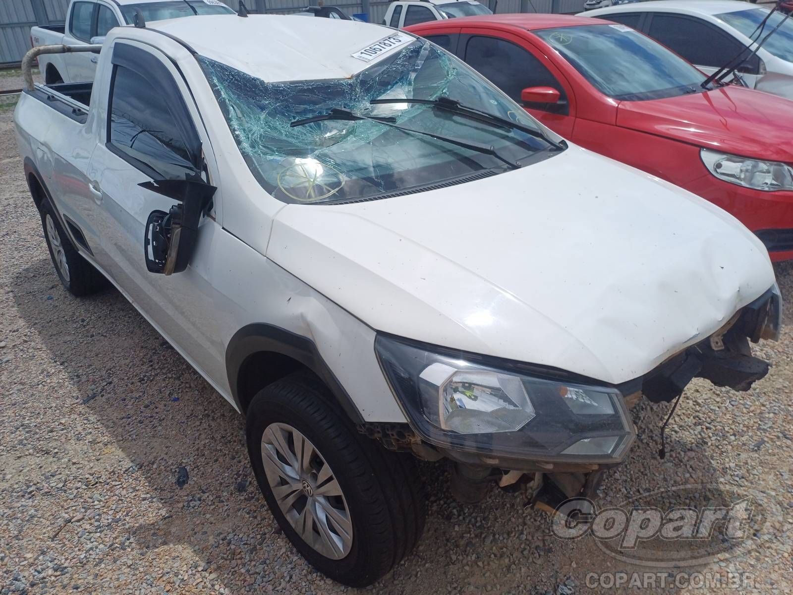 Veículo VW - VolksWagen Saveiro VOLKSWAGEN SAVEIRO Trendline 1.6 MSI 2021 2021 em leilão