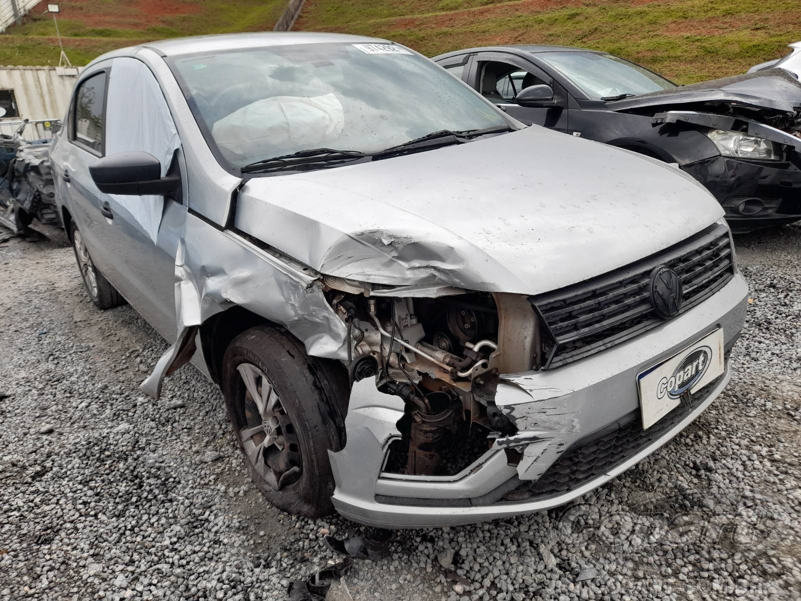 Veículo VW - VolksWagen Voyage Volkswagen Voyage 1.6 MSI 2021 Colisão Média Monta 2021 em leilão