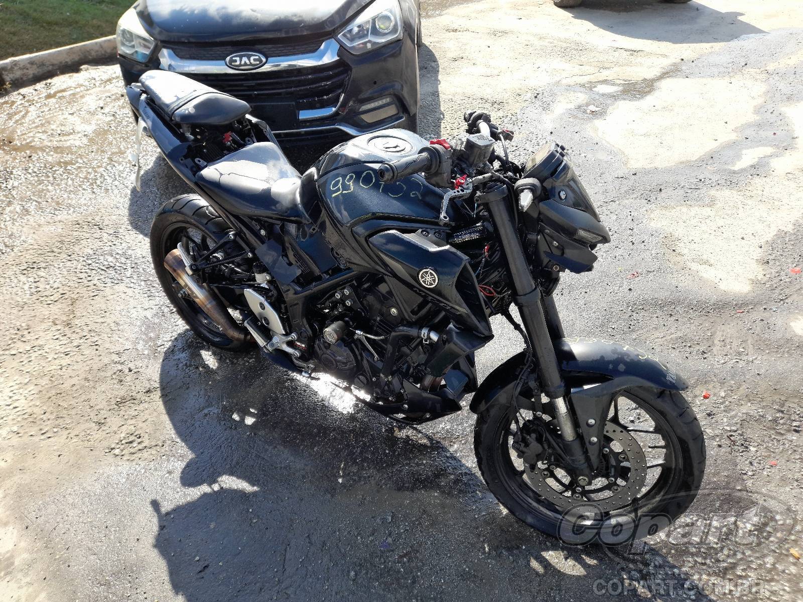 Veículo YAMAHA MT-03 YAMAHA MT-03 ABS 2021 2022 em leilão