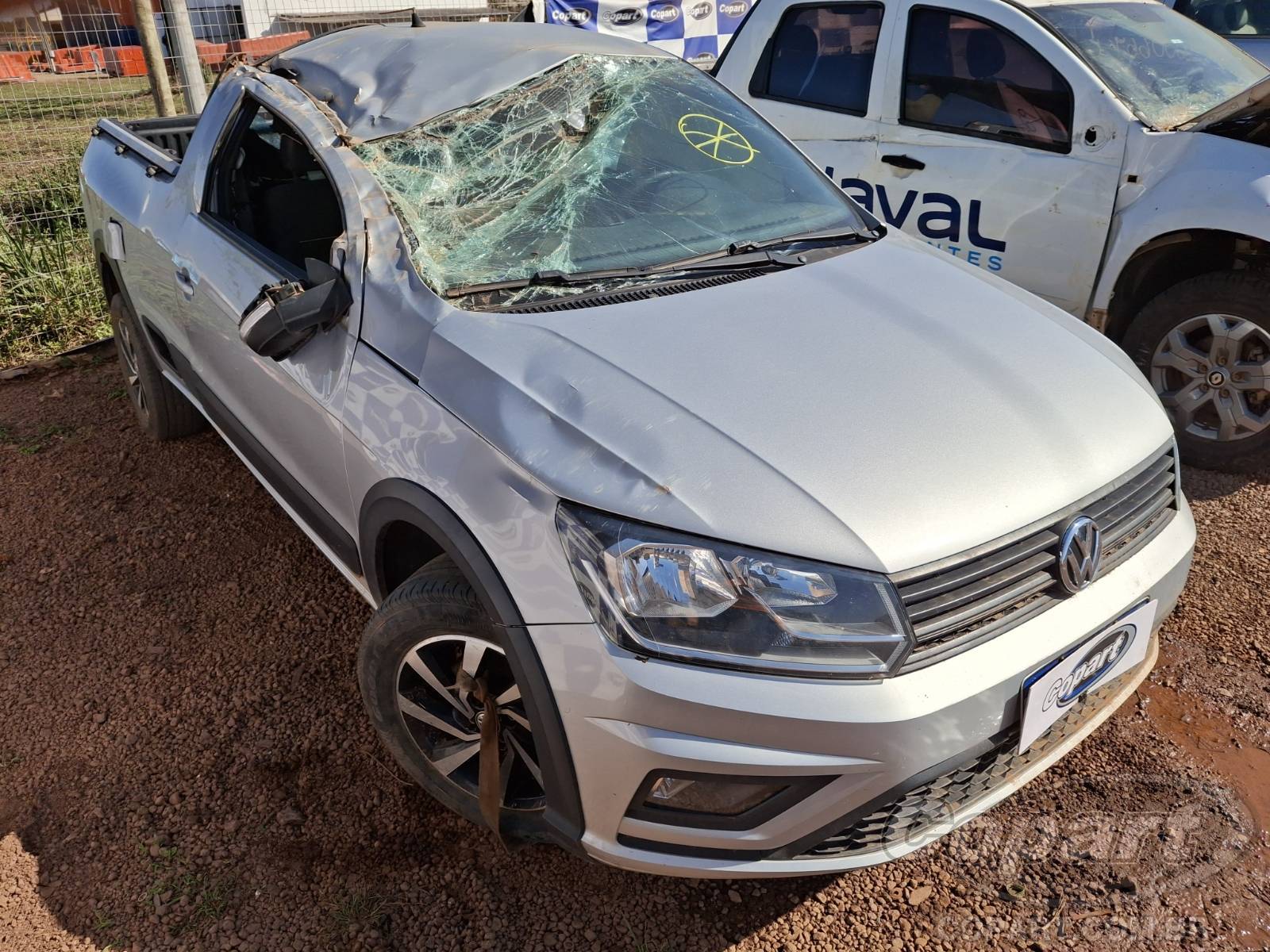 Veículo VOLKSWAGEN Saveiro VOLKSWAGEN SAVEIRO Trendline 1.6 MSI 2022 2022 em leilão