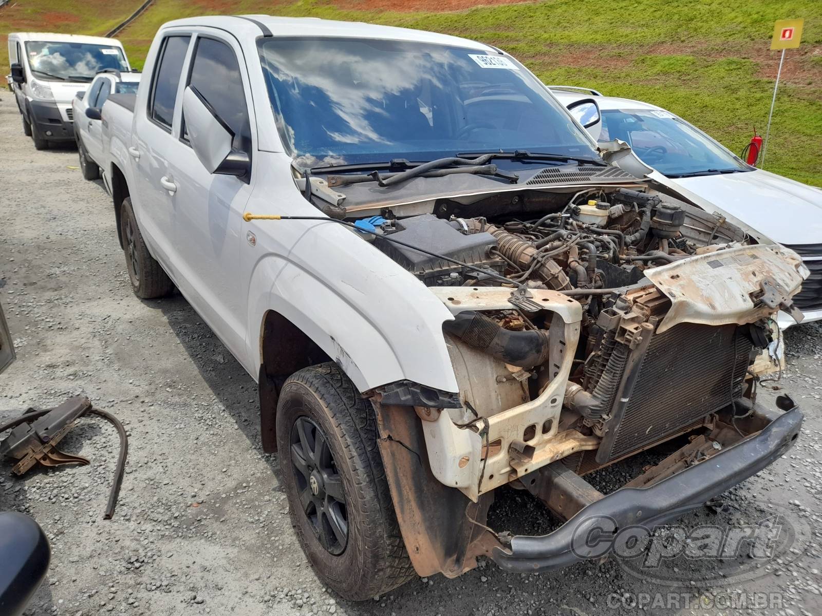Veículo VW - VolksWagen Amarok Volkswagen Amarok S 4Motion 2.0 TDI Turbo 2017 Médio Dano 2017 em leilão