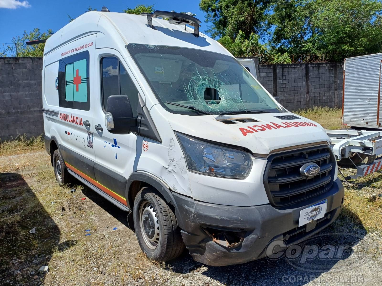 Veículo FORD Transit FORD TRANSIT FURGAO 2023 2023 em leilão
