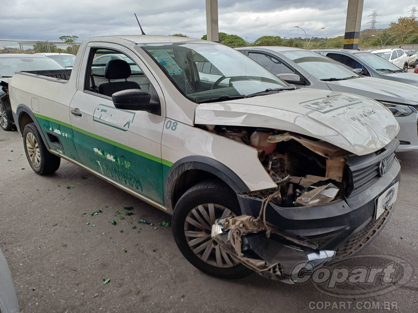Veículo VOLKSWAGEN Saveiro VOLKSWAGEN SAVEIRO Robust 1.6 16V MSI 2022 2023 em leilão