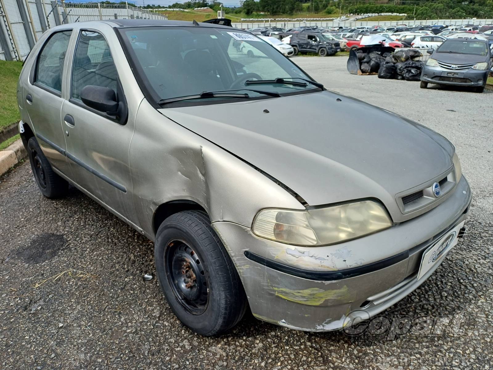 Veículo Fiat Palio FIAT PALIO EX FIRE 1.0 2002 Colisão Média Monta 2002 em leilão