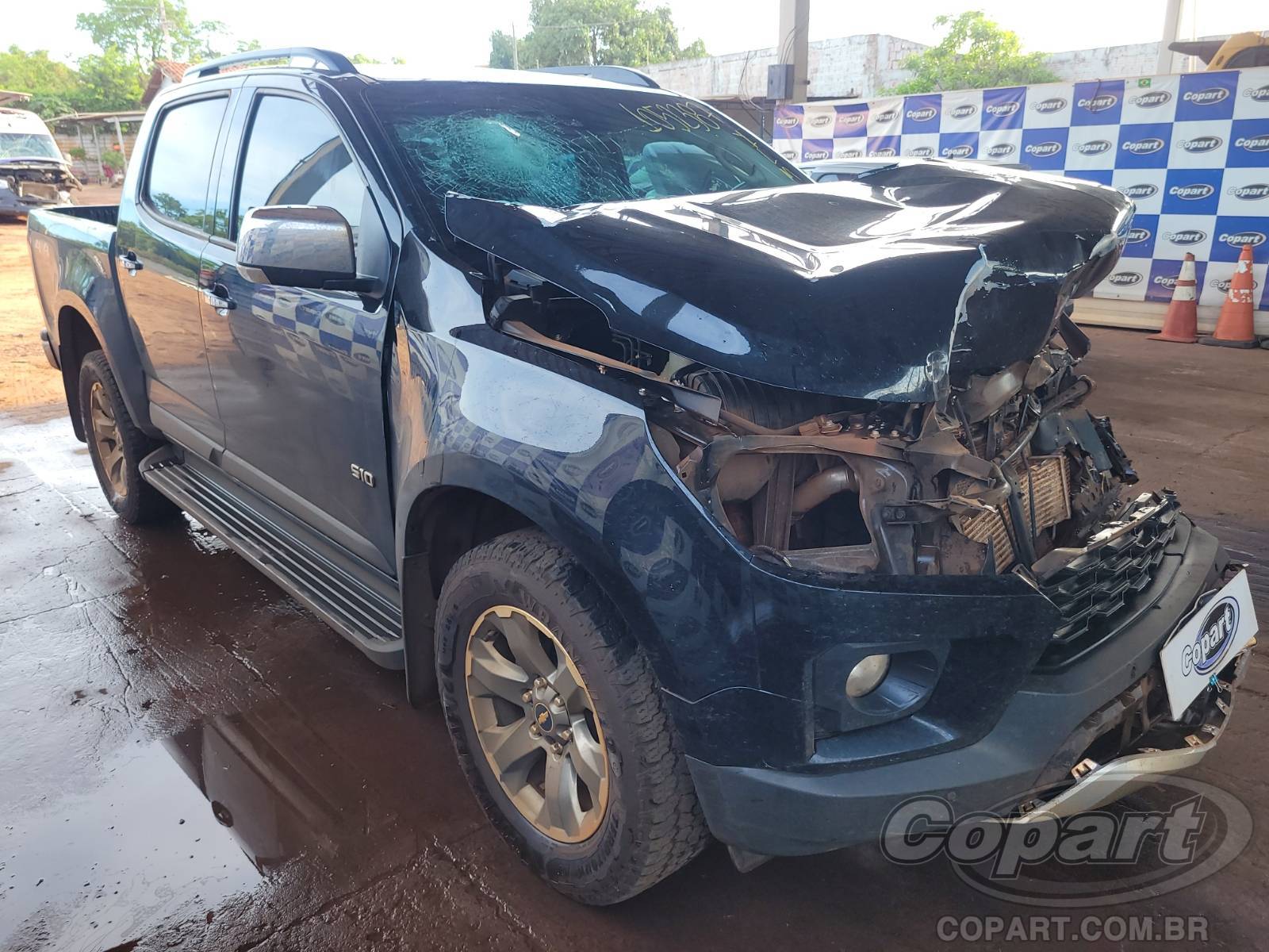 Veículo CHEVROLET S10 2022 CHEVROLET S10 CABINE DUPLA LTZ AT 2.8 CTDI Diesel 2023 em leilão