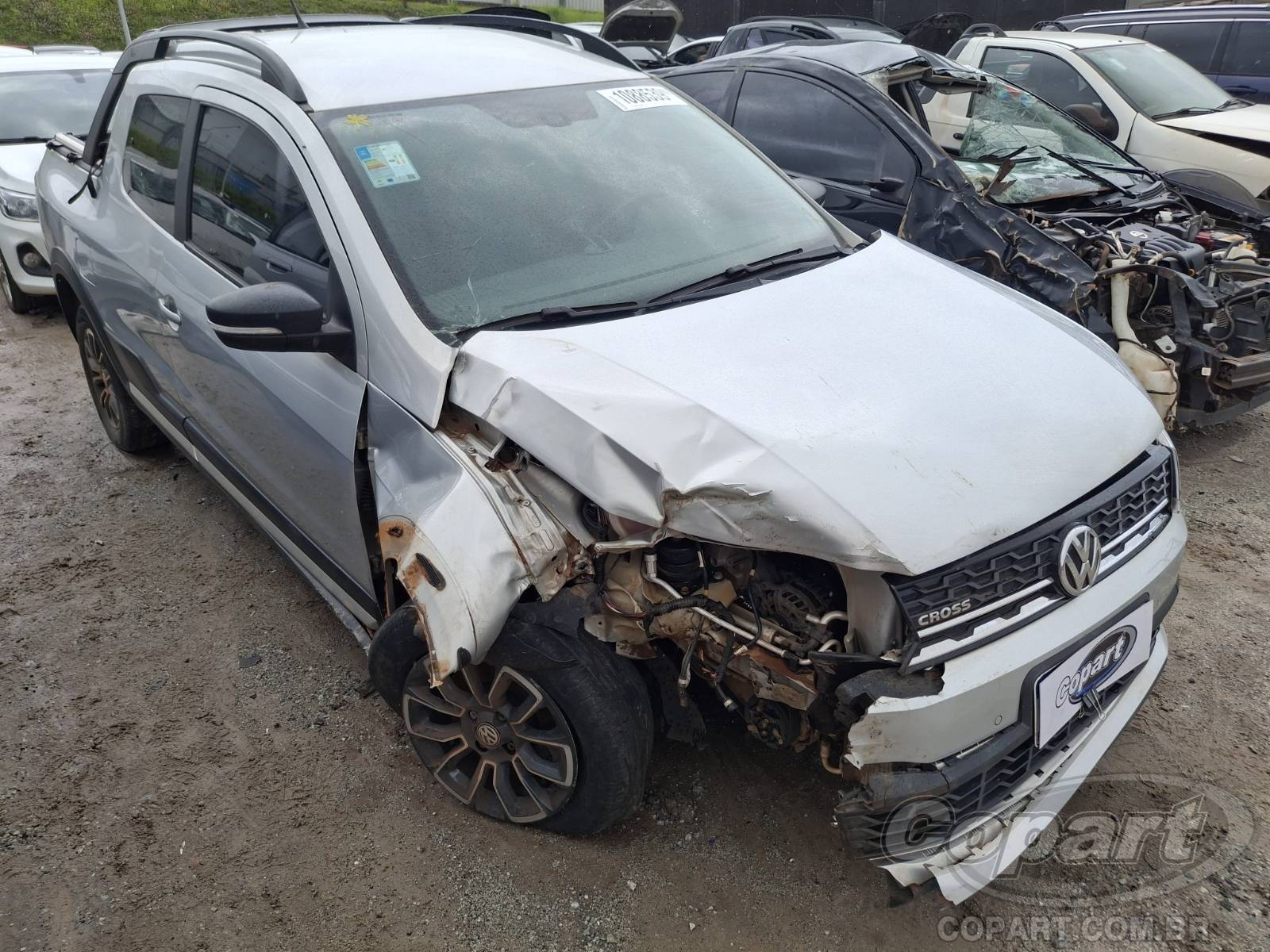 Veículo VOLKSWAGEN Volkswagen VOLKSWAGEN SAVEIRO CD 1.6 16V MSI 2021 em leilão