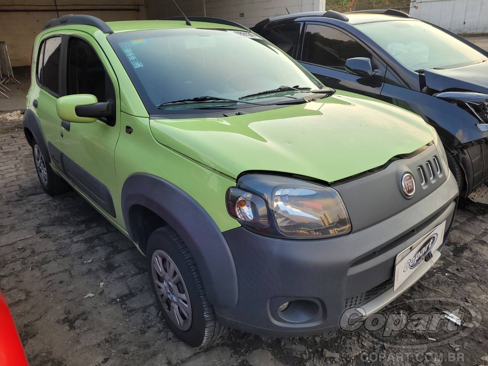 Fiat Uno Way 1.0 Evo 2012 Colisão Média Monta