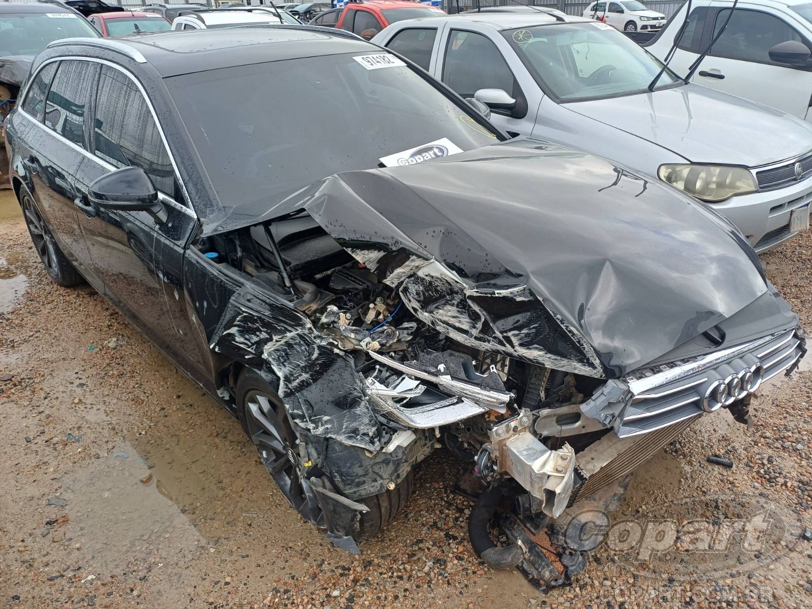 Veículo Audi A4 Audi A4 Avant Ambiente 2.0 16V TFSI Turbo 2017 Blindado Médio 2017 em leilão