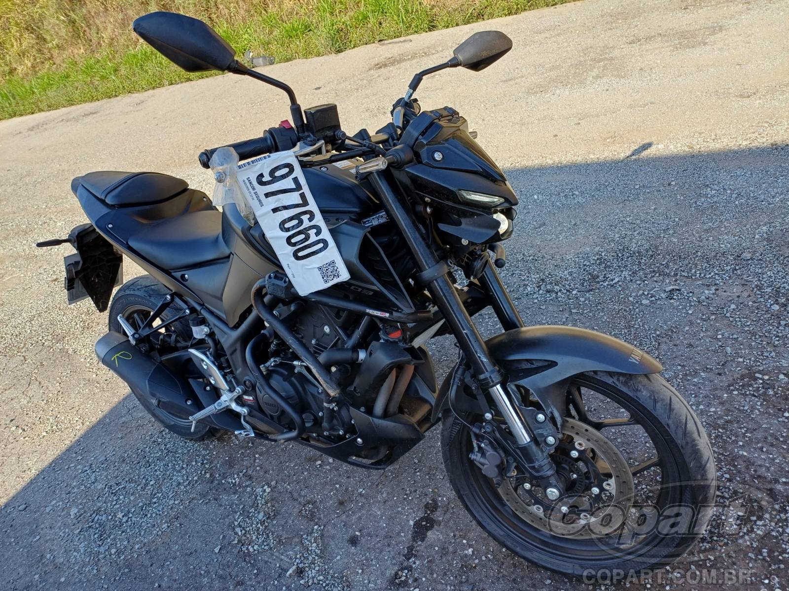Yamaha MT-03 321 ABS 2024 Média Monta Colisão