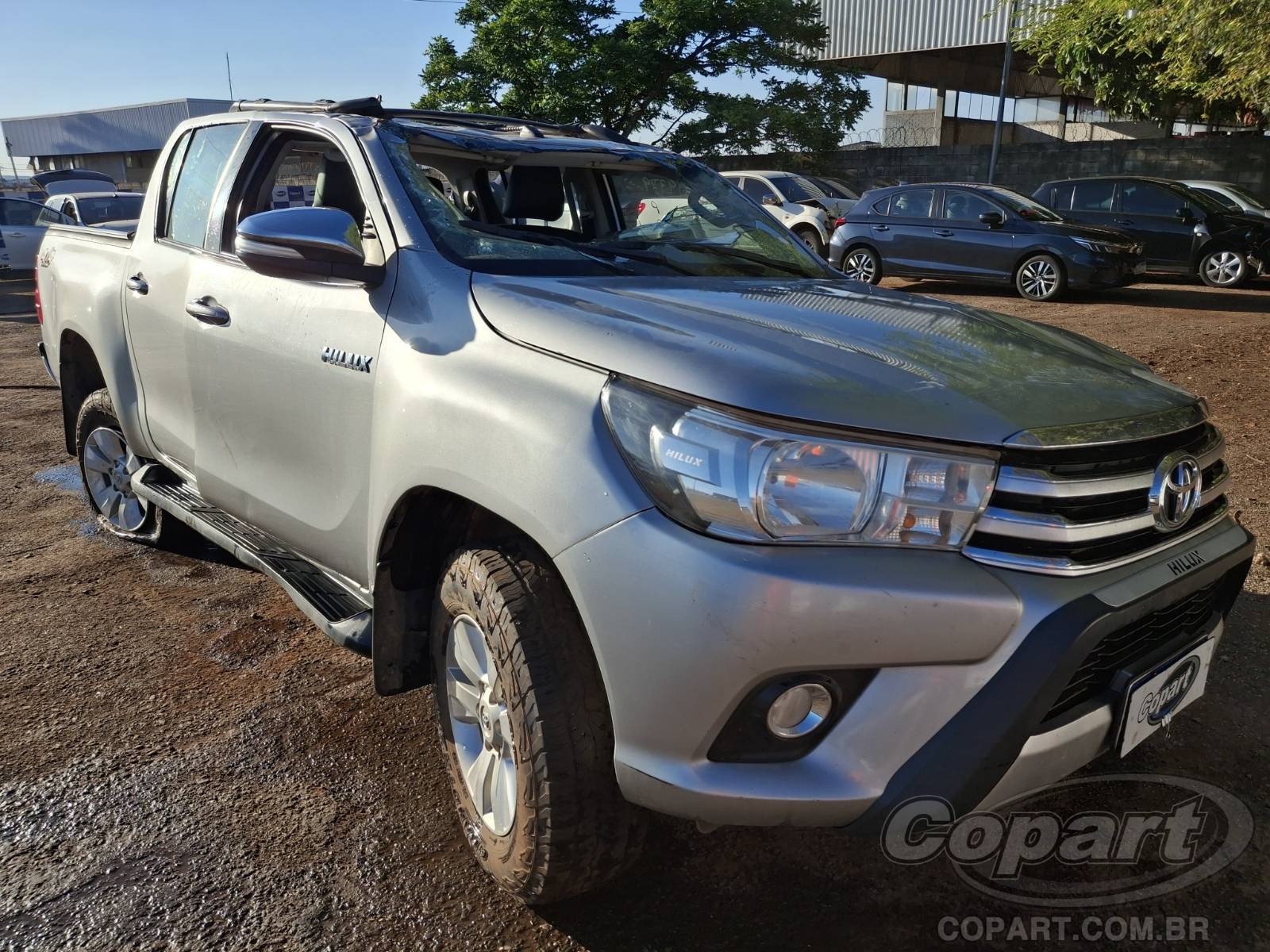 2017 TOYOTA HILUX CD — leilão em Goiânia/GO