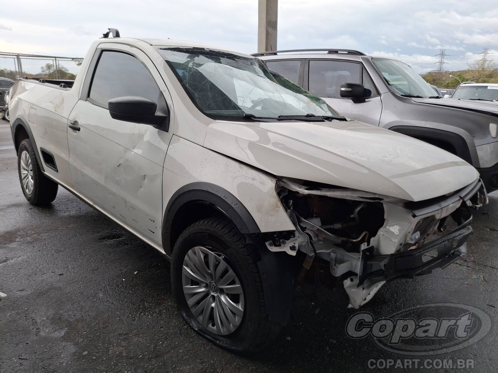 Veículo VW - VolksWagen Saveiro VOLKSWAGEN SAVEIRO 1.6 16V MSI 2023 2023 em leilão