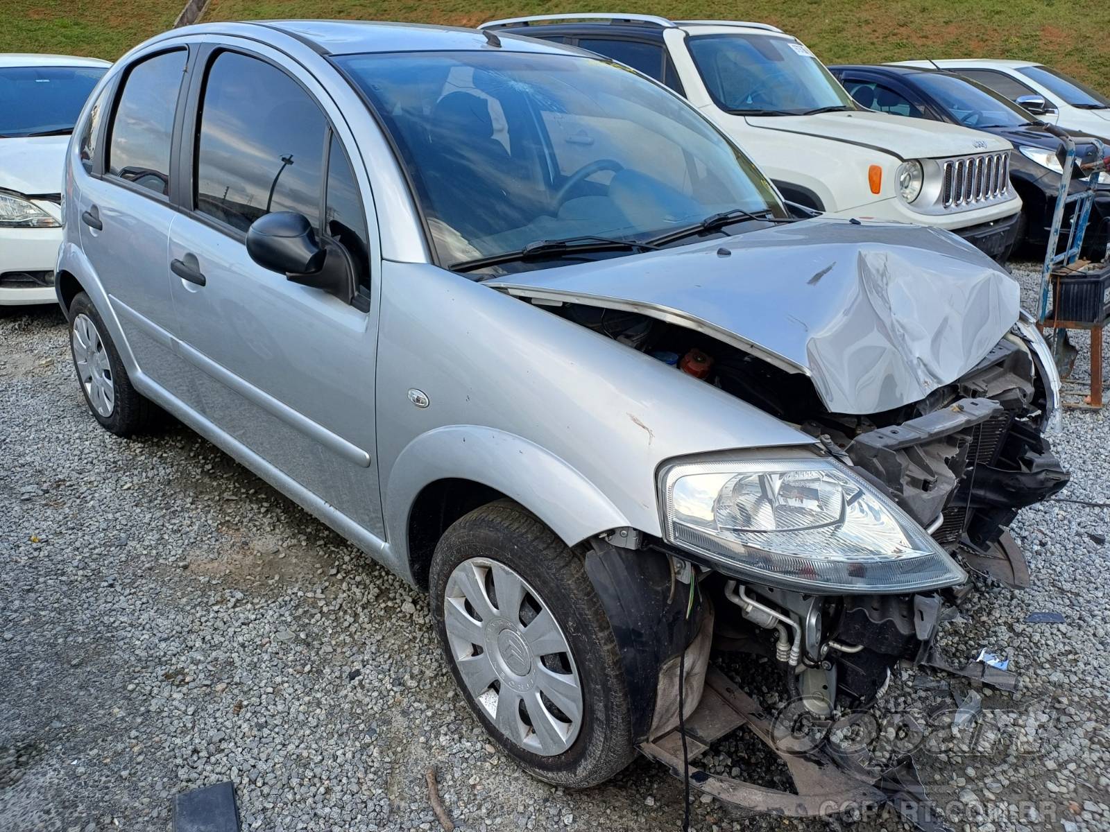Veículo Citroën C3 Citroen C3 GLX 1.6 16V 2010 Blindado Colisão Média Monta 2010 em leilão