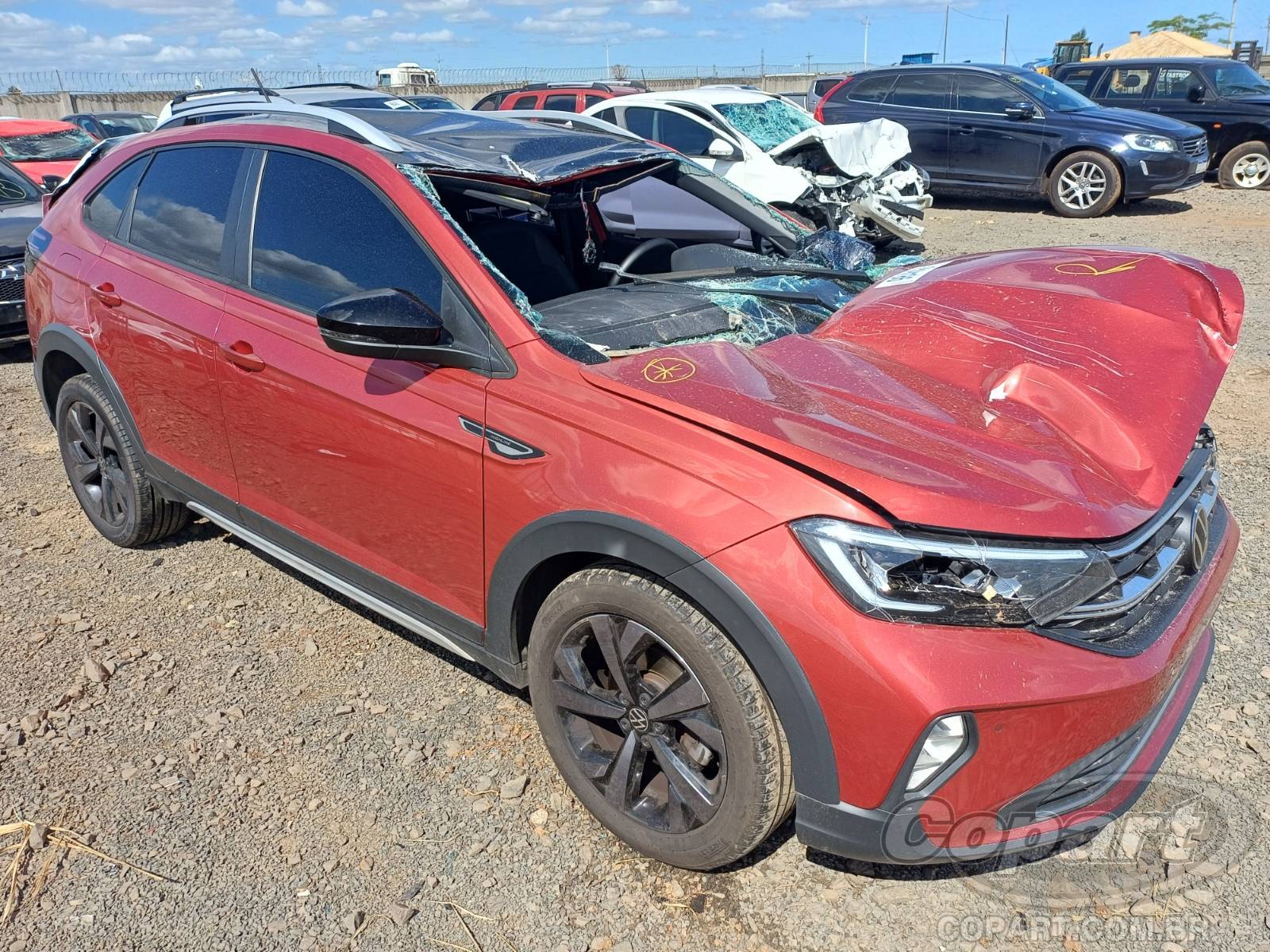 Veículo VW - VolksWagen Nivus Volkswagen Nivus Highline 1.0 12V TSI Turbo 2021 Enchente Médio 2021 em leilão