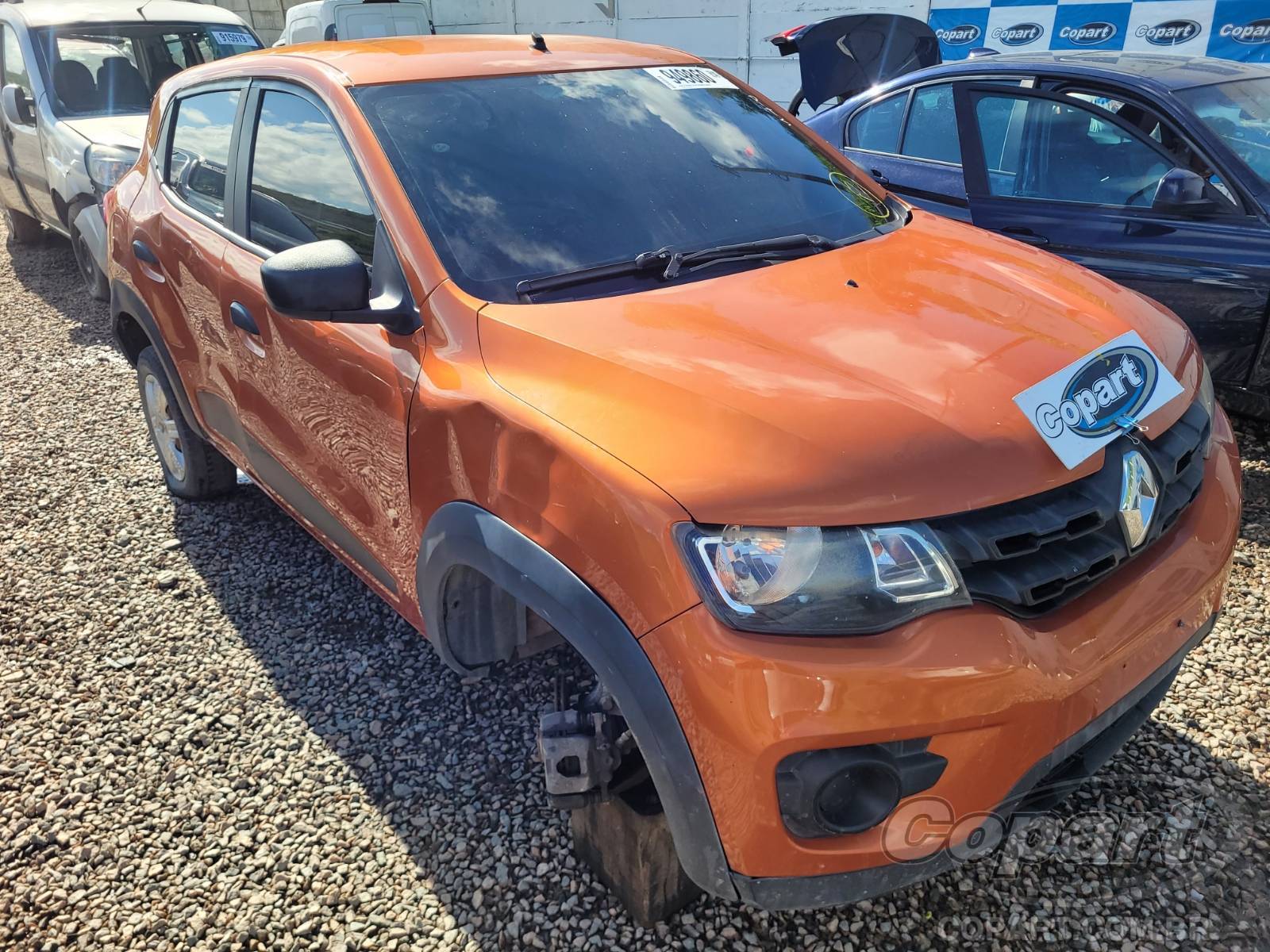 Veículo Renault Kwid Renault Kwid Zen 1.0 SCE 2021 Pequena Monta 2021 em leilão