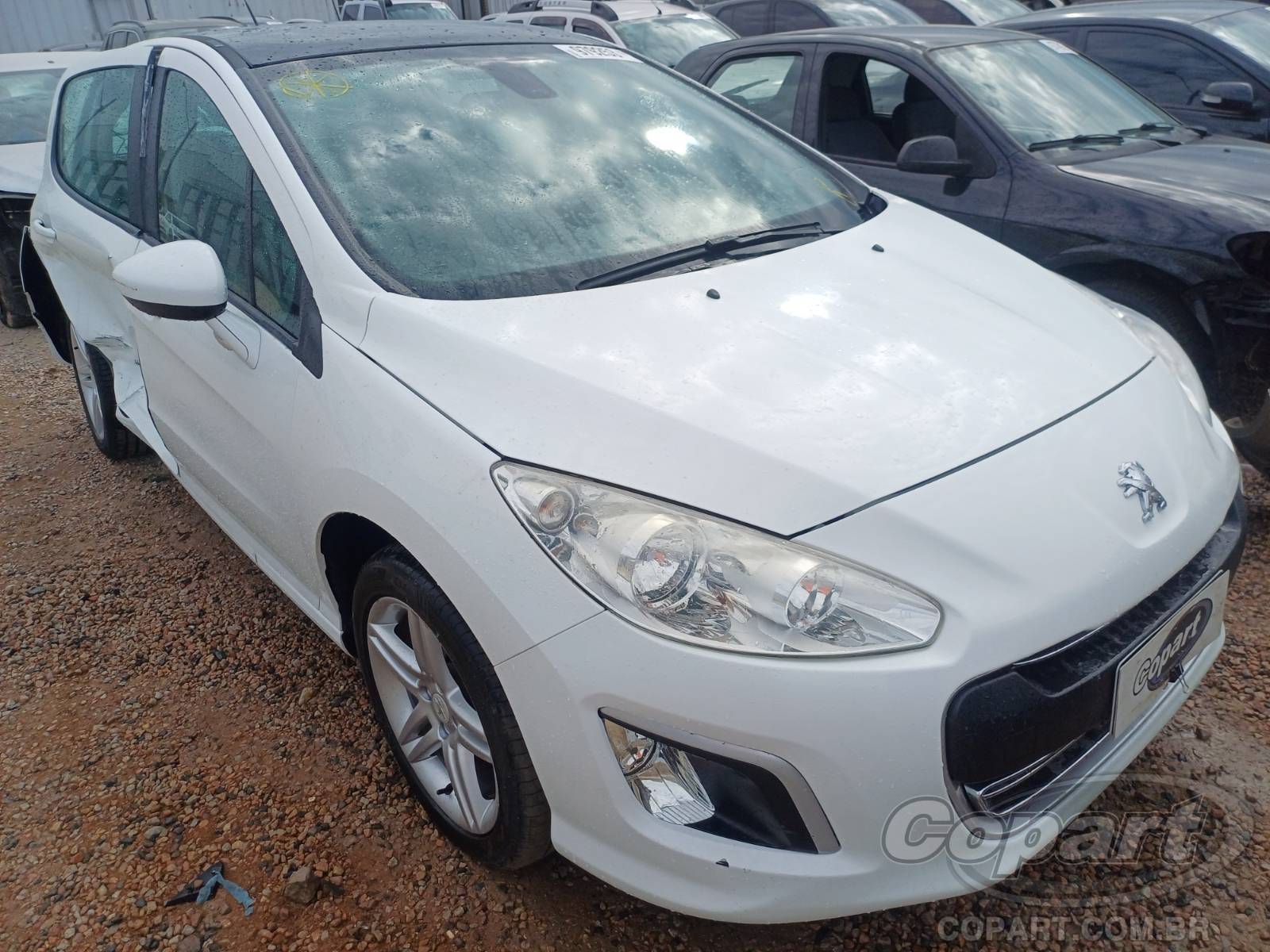Peugeot 308 Allure 2.0 16V 2013 Médio Dano Lateral