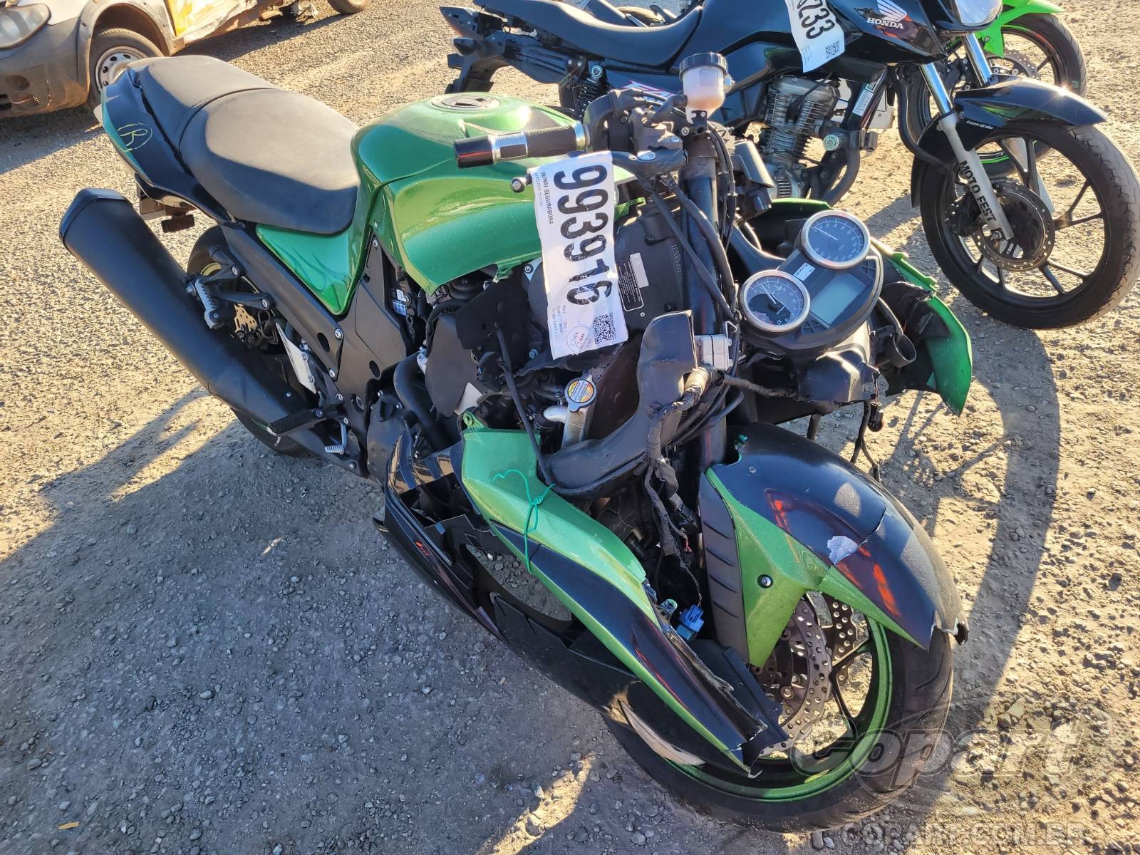 Veículo KAWASAKI Ninja 2013 KAWASAKI NINJA ZX-14R 2013 em leilão