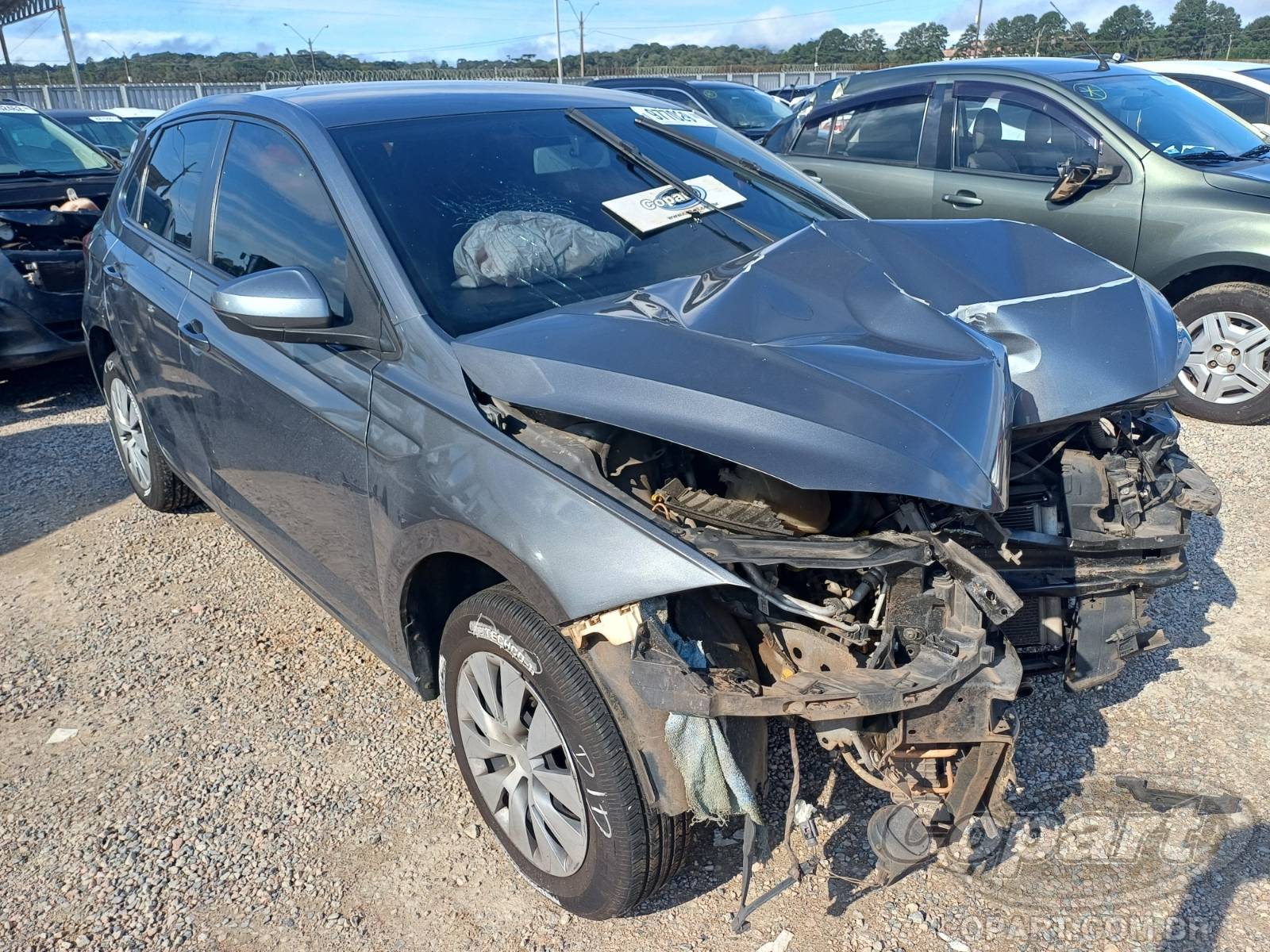 Veículo VW - VolksWagen Polo Volkswagen Polo 1.0 12V MPI 2020 Colisão Média Monta 2020 em leilão