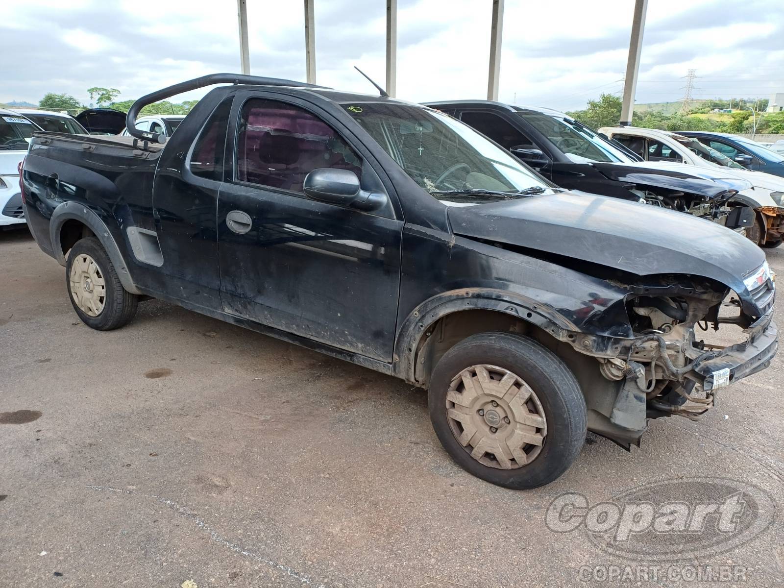Chevrolet Montana Conquest 1.4 Econo.Flex 2010 Médio Dano Frontal