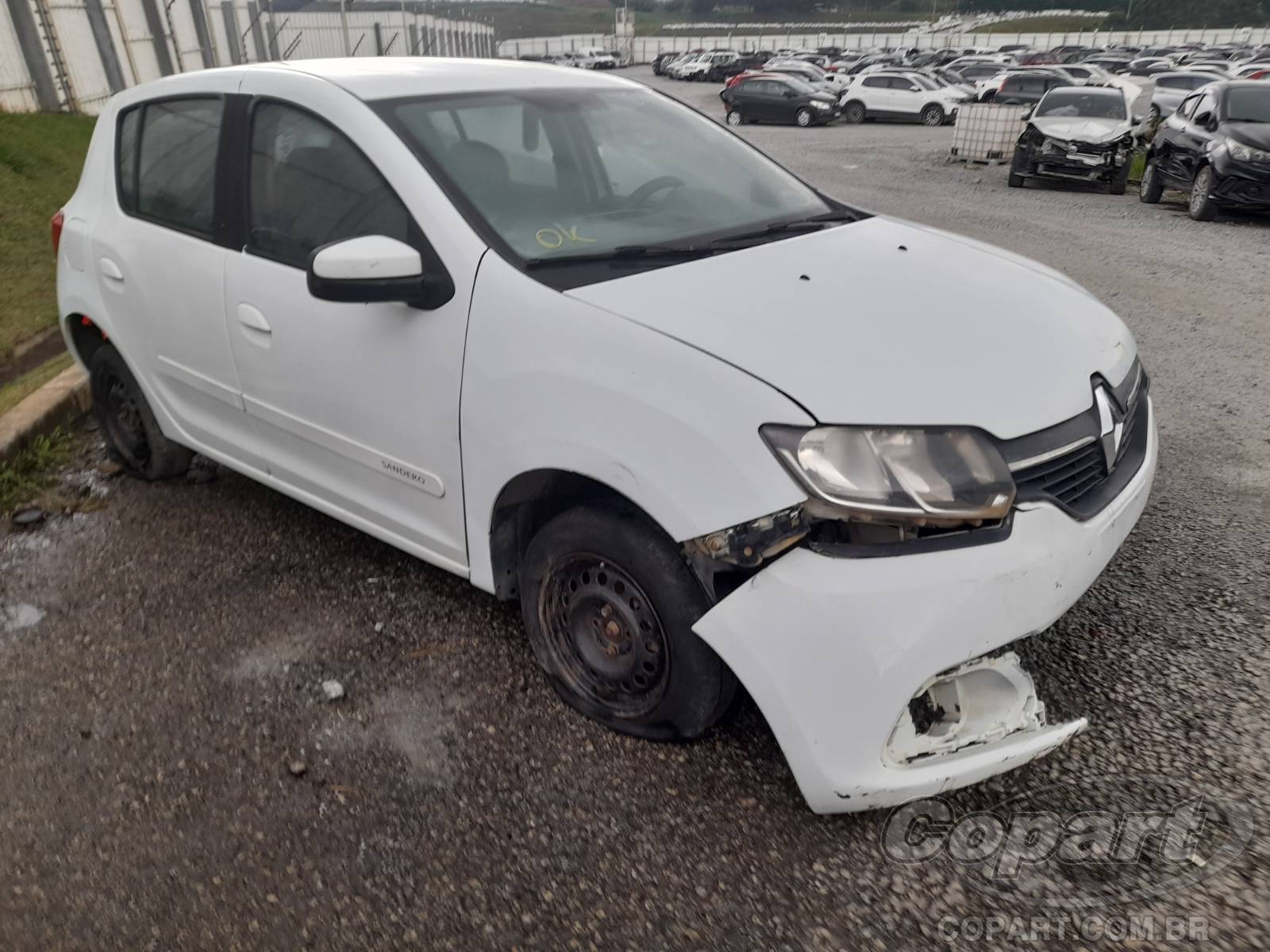 Veículo Renault Sandero Renault Sandero Expression Easy R 1.6 Hi-Power 2016 Pequena Monta 2016 em leilão