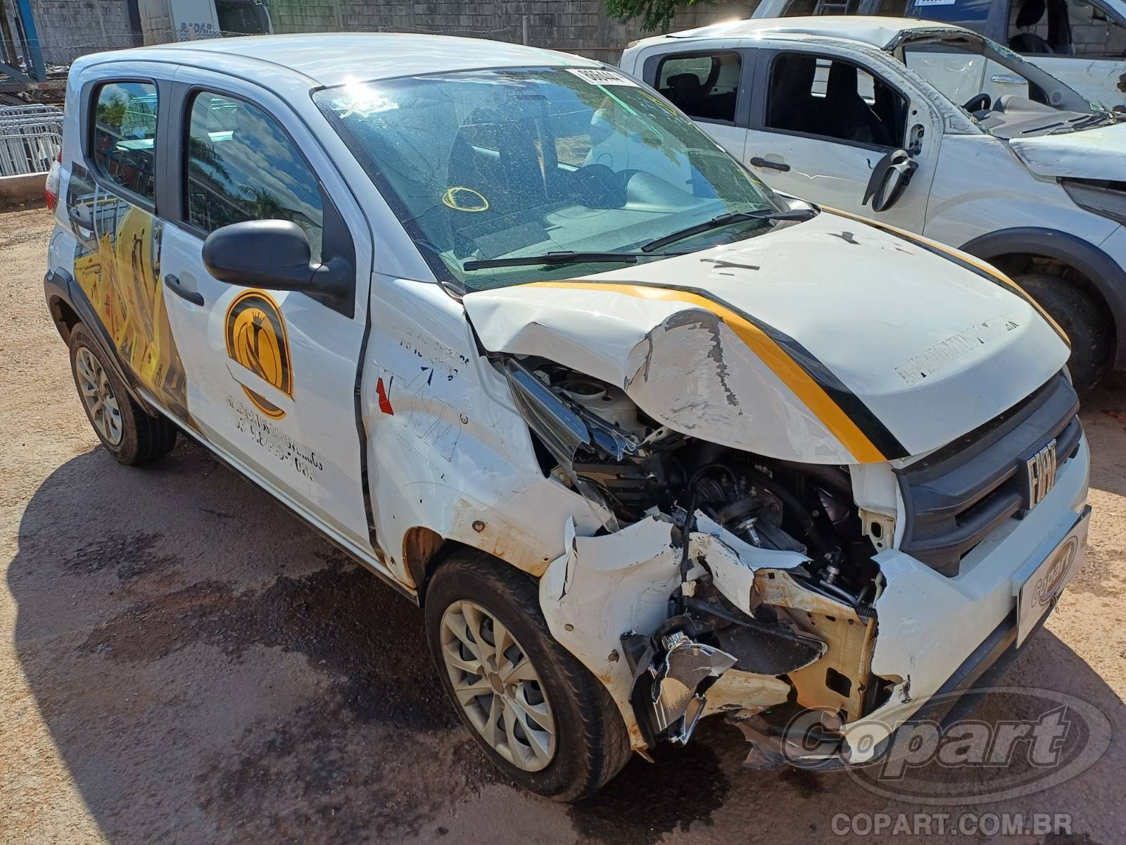 Veículo Fiat Mobi Fiat Mobi Like 1.0 Fire 2023 Colisão Média Monta 2023 em leilão