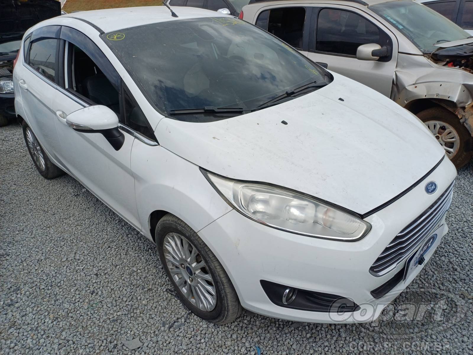 Veículo Ford Fiesta Ford Fiesta Titanium PowerShift 1.6 16V Sigma 2014 Colisão 2014 em leilão