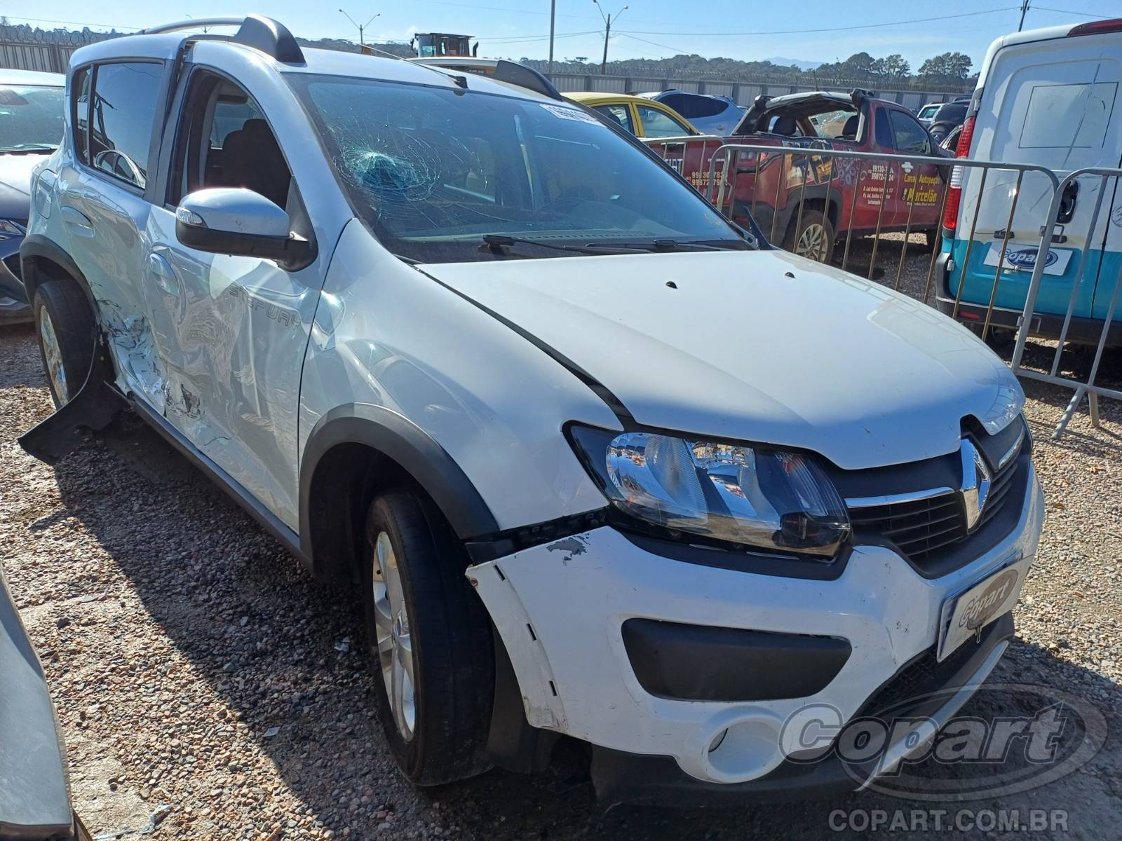 Veículo Renault Sandero RENAULT SANDERO STEPWAY 1.6 16V SCE 2017 2017 em leilão