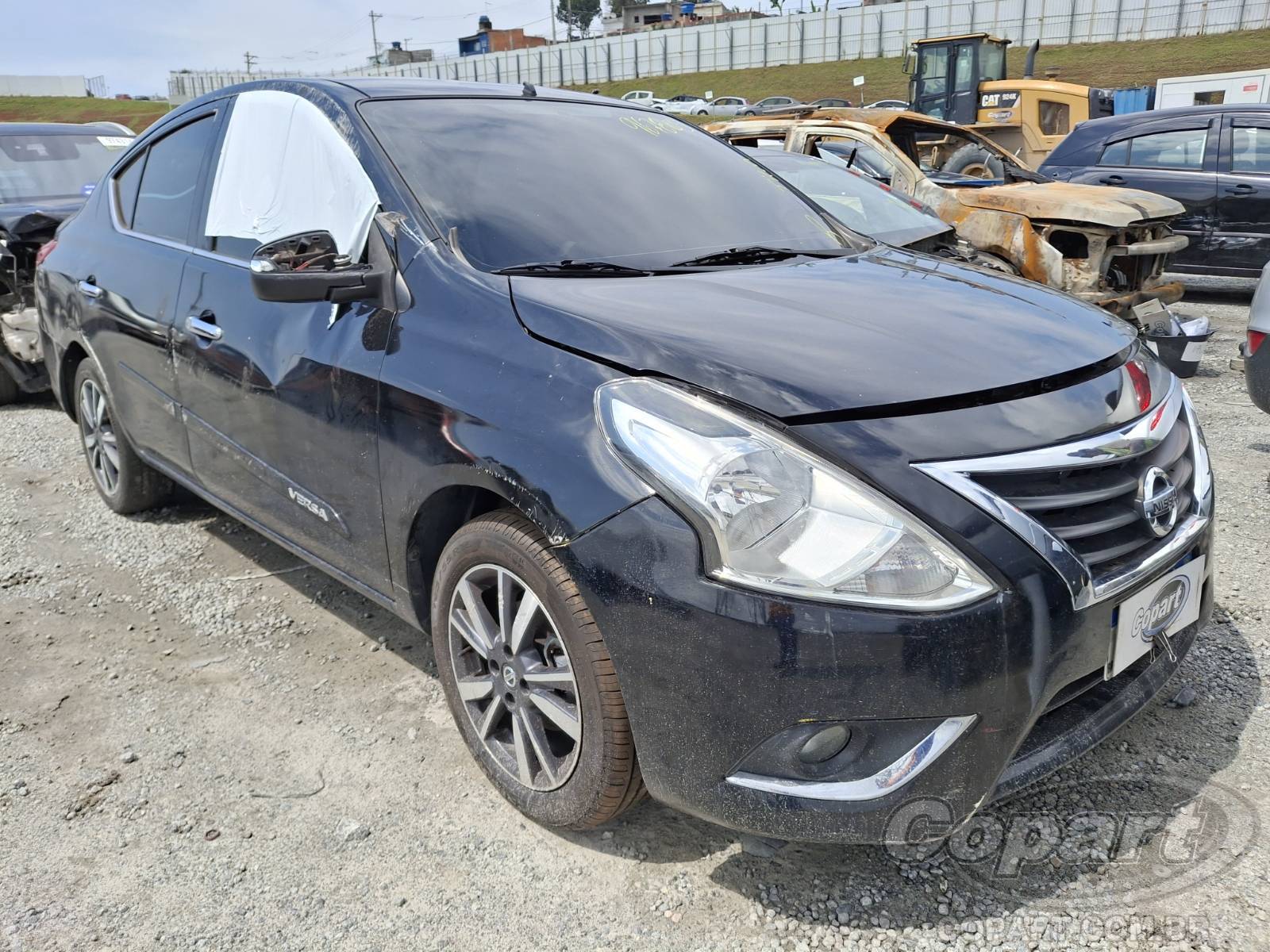 Veículo Nissan Versa Nissan Versa SL CVT 1.6 16V 2020 Médio Dano 2020 em leilão