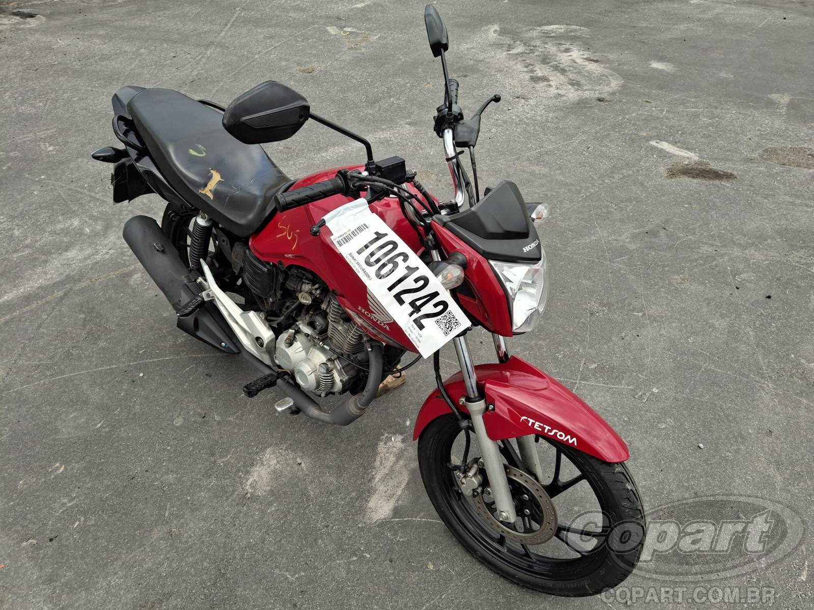 Honda CG 160 Fan ESDi 2017 Colisão