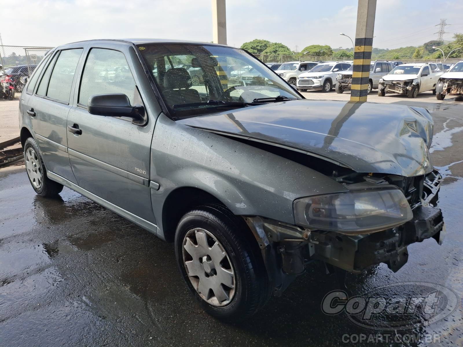 Volkswagen Gol City 1.0 Total Flex 2012 Colisão Média Monta