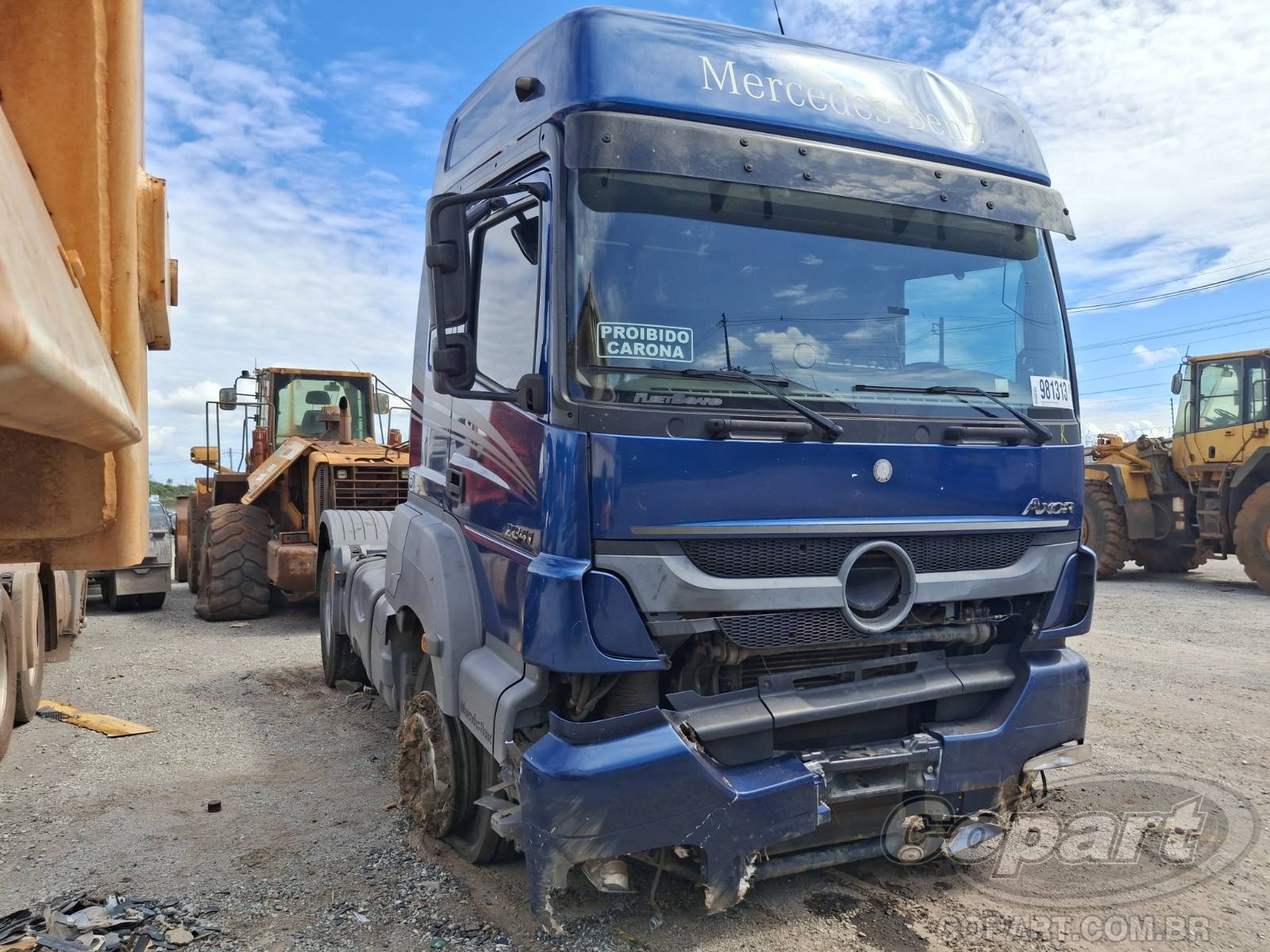 Veículo MERCEDES-BENZ Axor 2021 MERCEDES BENZ AXOR 2041 LS 2021 em leilão