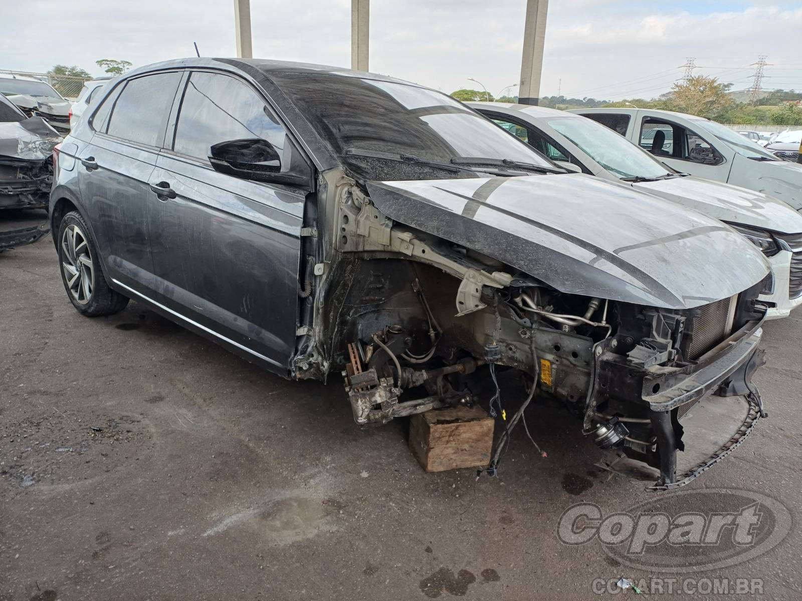 Veículo VW - VolksWagen Polo VOLKSWAGEN POLO Highline 200 AT 1.0 12V TSI Turbo 2018 2019 em leilão