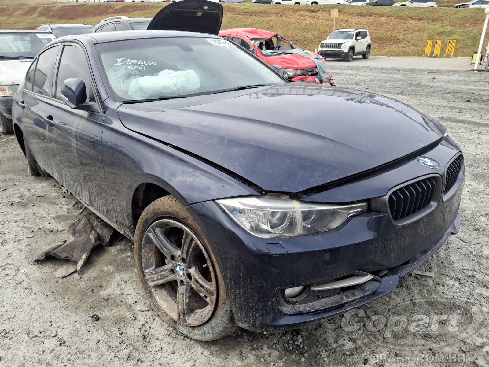 Veículo BMW Série 3 BMW Serie 3 320i Active Flex 2.0 16V Twin Turbo 2015 2015 em leilão