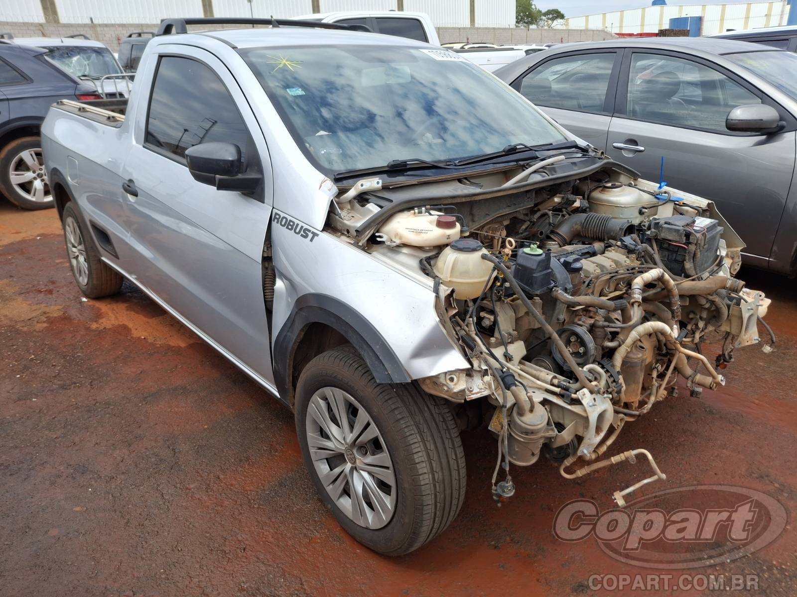 Veículo VW - VolksWagen Saveiro VOLKSWAGEN SAVEIRO Robust 1.6 MSI 2019 2019 em leilão