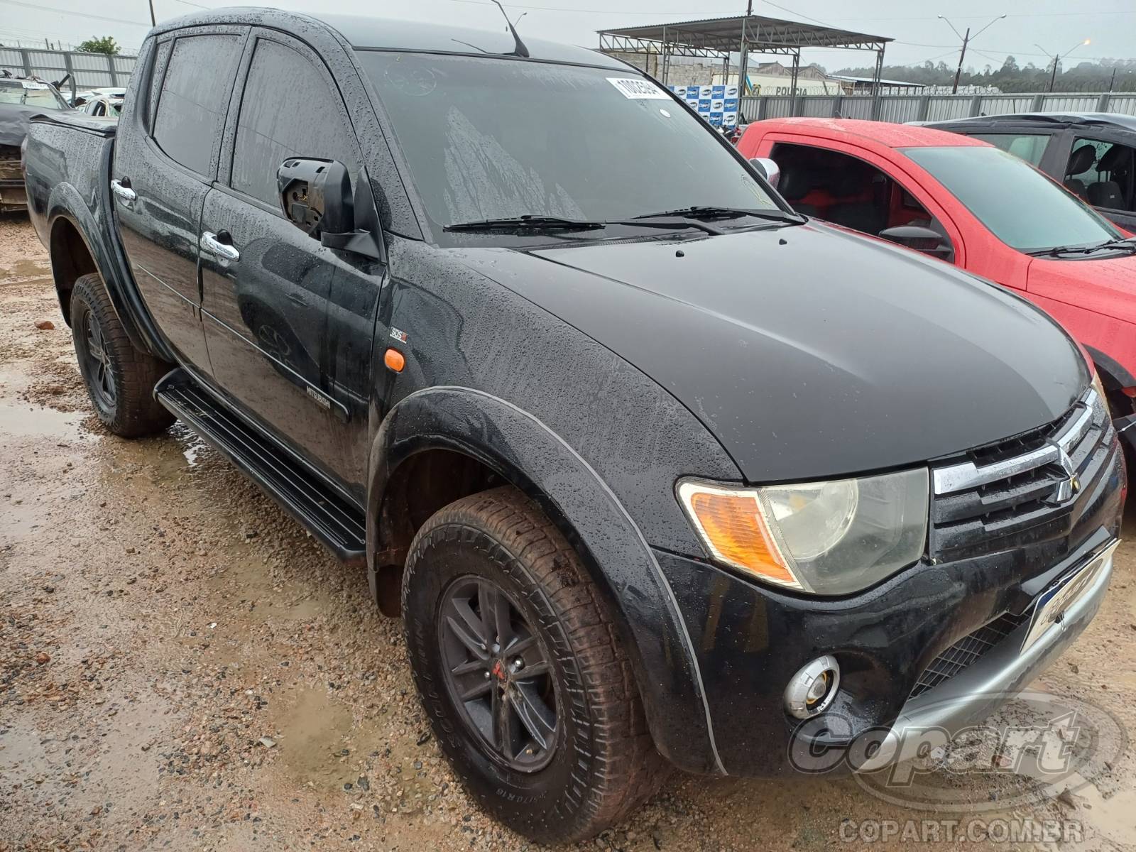 Veículo Mitsubishi L200 MITSUBISHI L200 TRITON 2008 Diesel Colisão 2008 em leilão